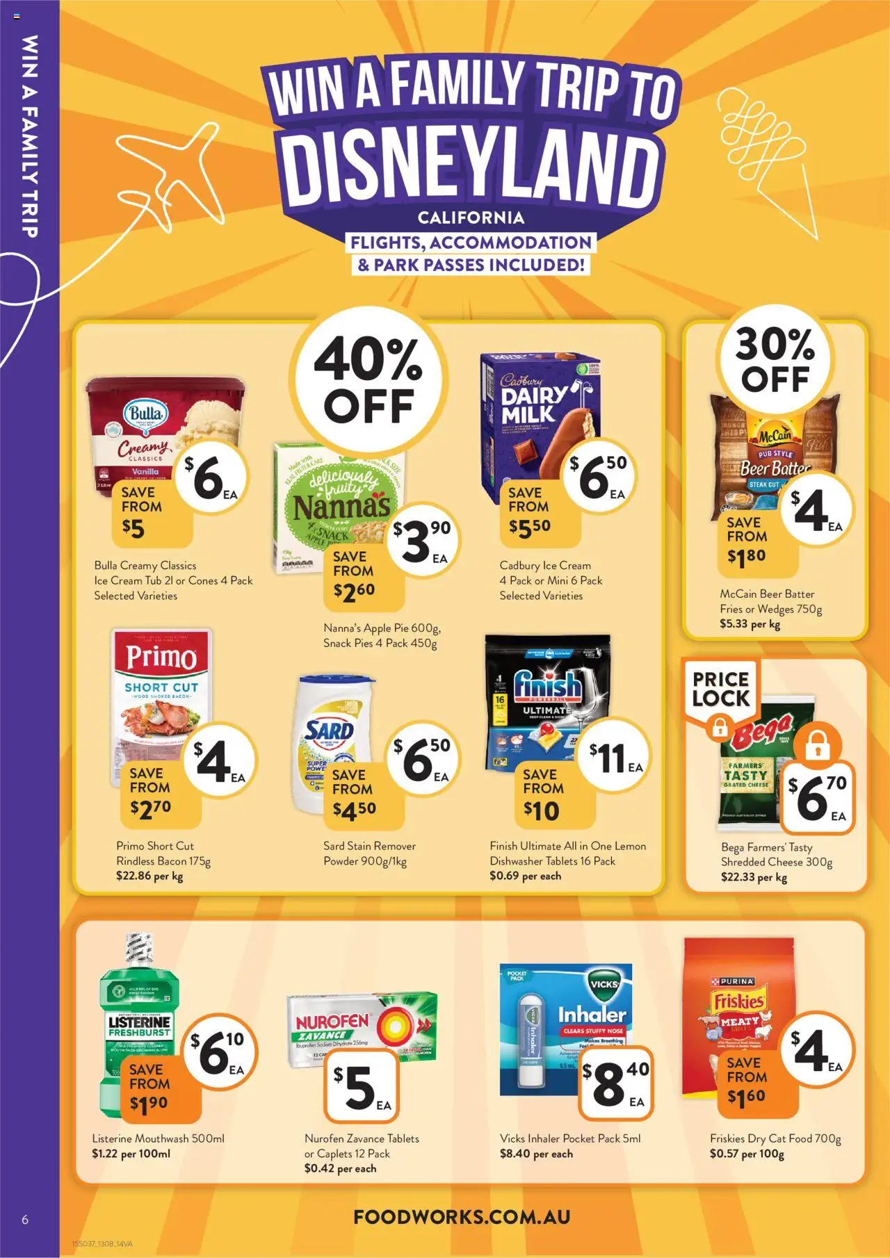 Foodworks catalogue - valid from 13.08.2025 | Page: 6 | Products: Cheese, Mouthwash, Wood, Lemon