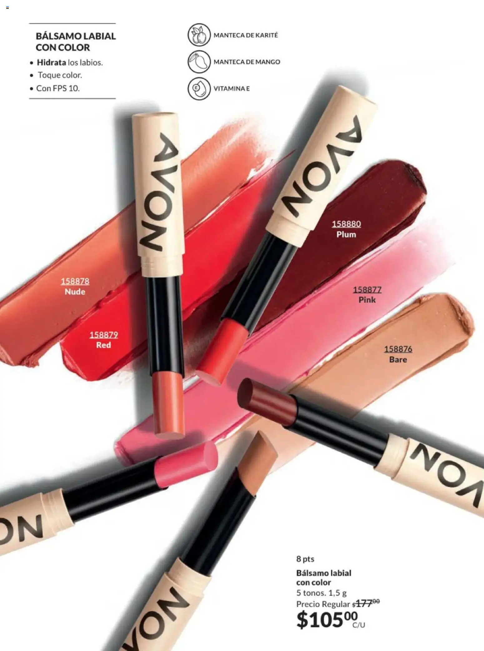 Nuevas ofertas de AVON válidas en toda la República Mexicana desde el 30.01.2026. ¡Encuentra las mejores ofertas en AVON campaña 3 2026! | Página: 18 | Productos: Mango, Bálsamo