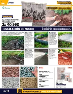Construmart ofertas  válido desde el 01.10.2025 | Página: 10 | Productos: Agua, Rastrillo, Sobre