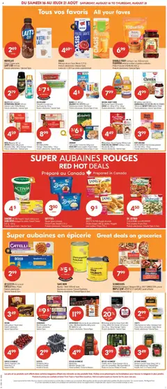 Pharmaprix flyer valid from 16.08.2025 | Page: 5 | Products: Cream, Cheese, Yogurt, Coffee