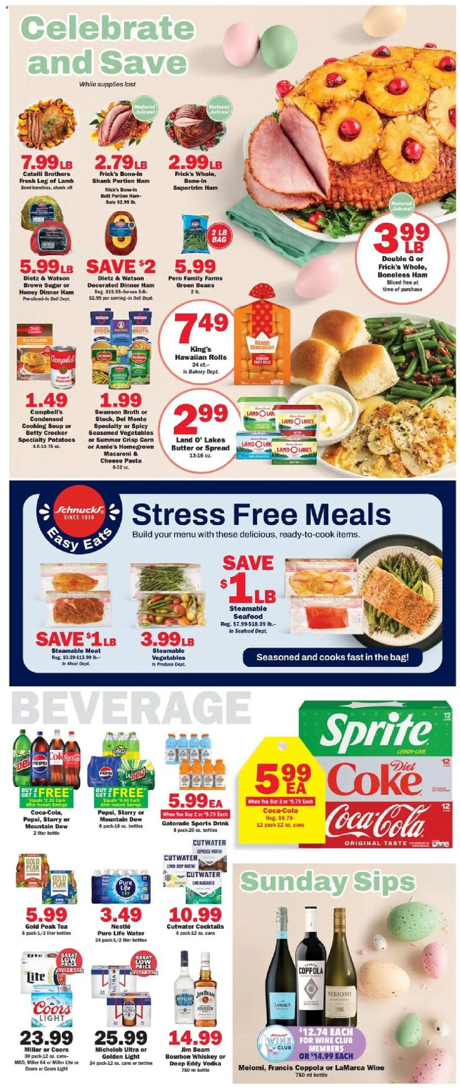 Schnucks Weekly Print Ad - MO - valid from 01.04.2026 | Page: 3 | Products: Cheese, Wine, Seafood, Lime