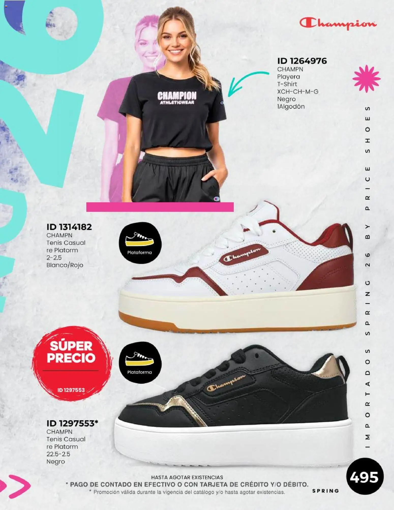 Nuevas ofertas de Price Shoes válidas en toda la República Mexicana desde el 15.02.2026. ¡Encuentra las mejores ofertas en Price Shoes catálogo ! | Página: 495 | Productos: Tenis, Playera