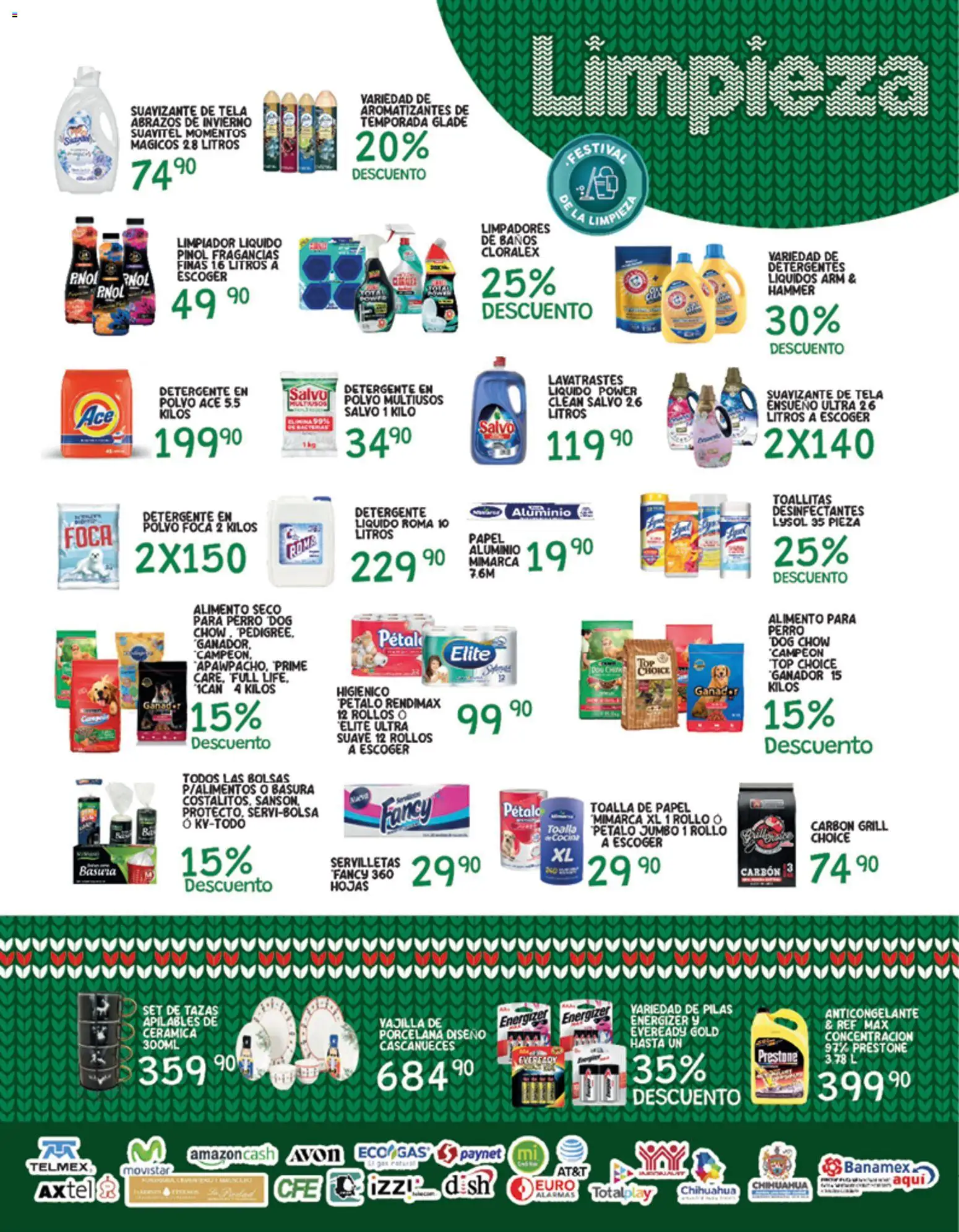 Nuevas ofertas de Alsuper válidas en toda la República Mexicana desde el 26.12.2025. ¡Encuentra las mejores ofertas en Alsuper folleto Chihuahua Capital! | Página: 5 | Productos: Detergente, Suavizante, Polvo, Pilas