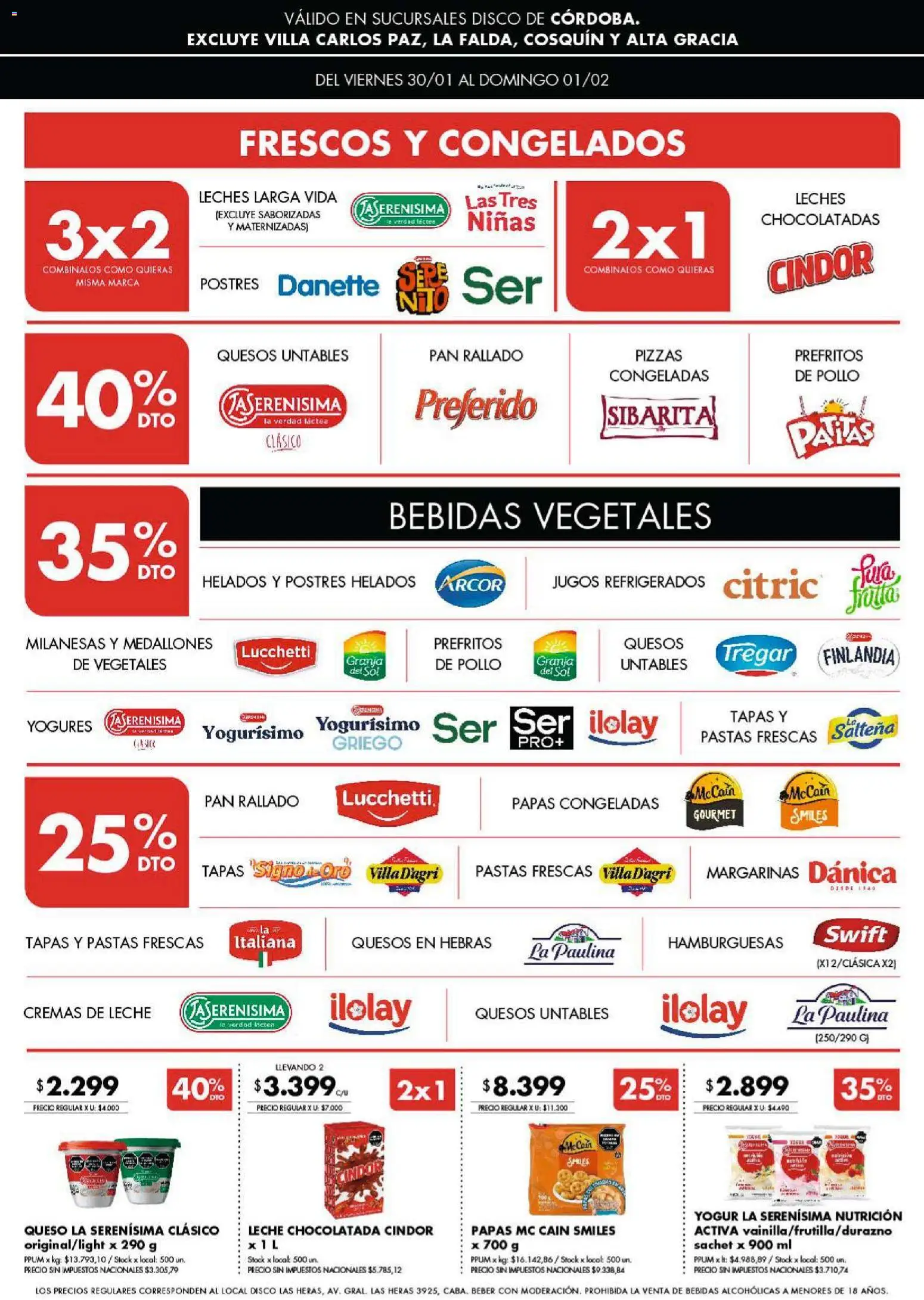 Disco - Ofertas | Córdoba │ válido desde el 29.01.2026 | Página: 4 | Productos: Pollo, Leche, Yogur, Pan rallado