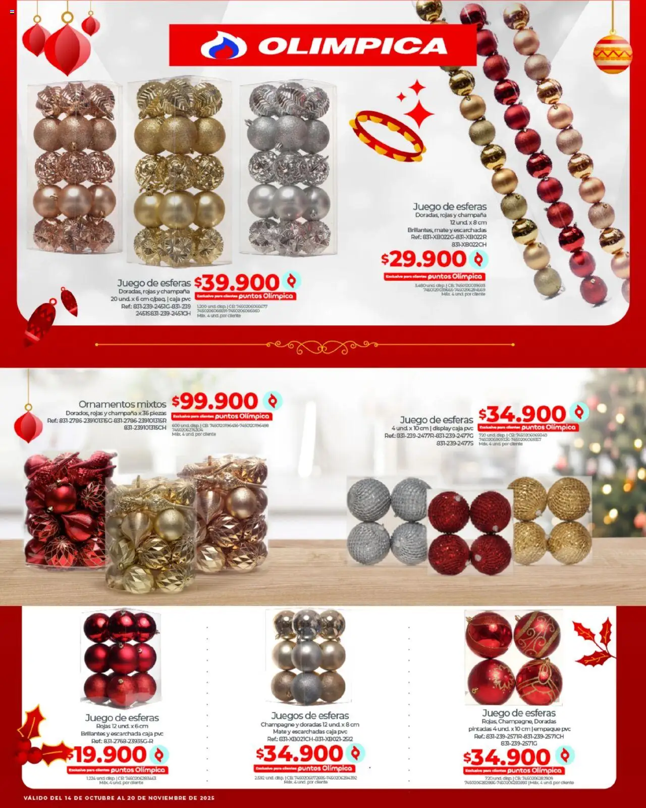 Olímpica revista - valida desde el 14.10.2025 | Página: 6 | Productos: Juego, Caja, Champaña