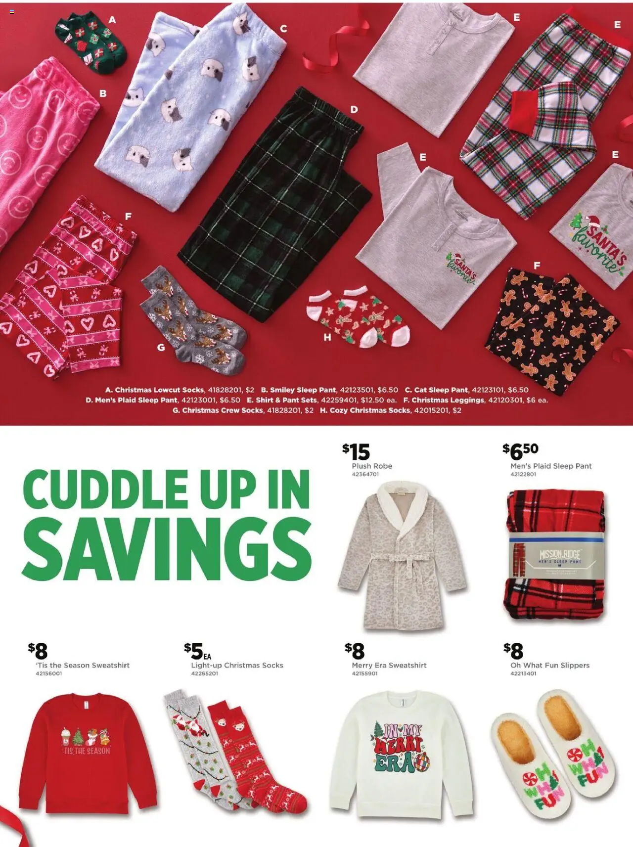 Dollar General Gift Guide - valid from 19.10.2025 | Page: 9 | Products: Ridge, Shirt, Socks, Slippers