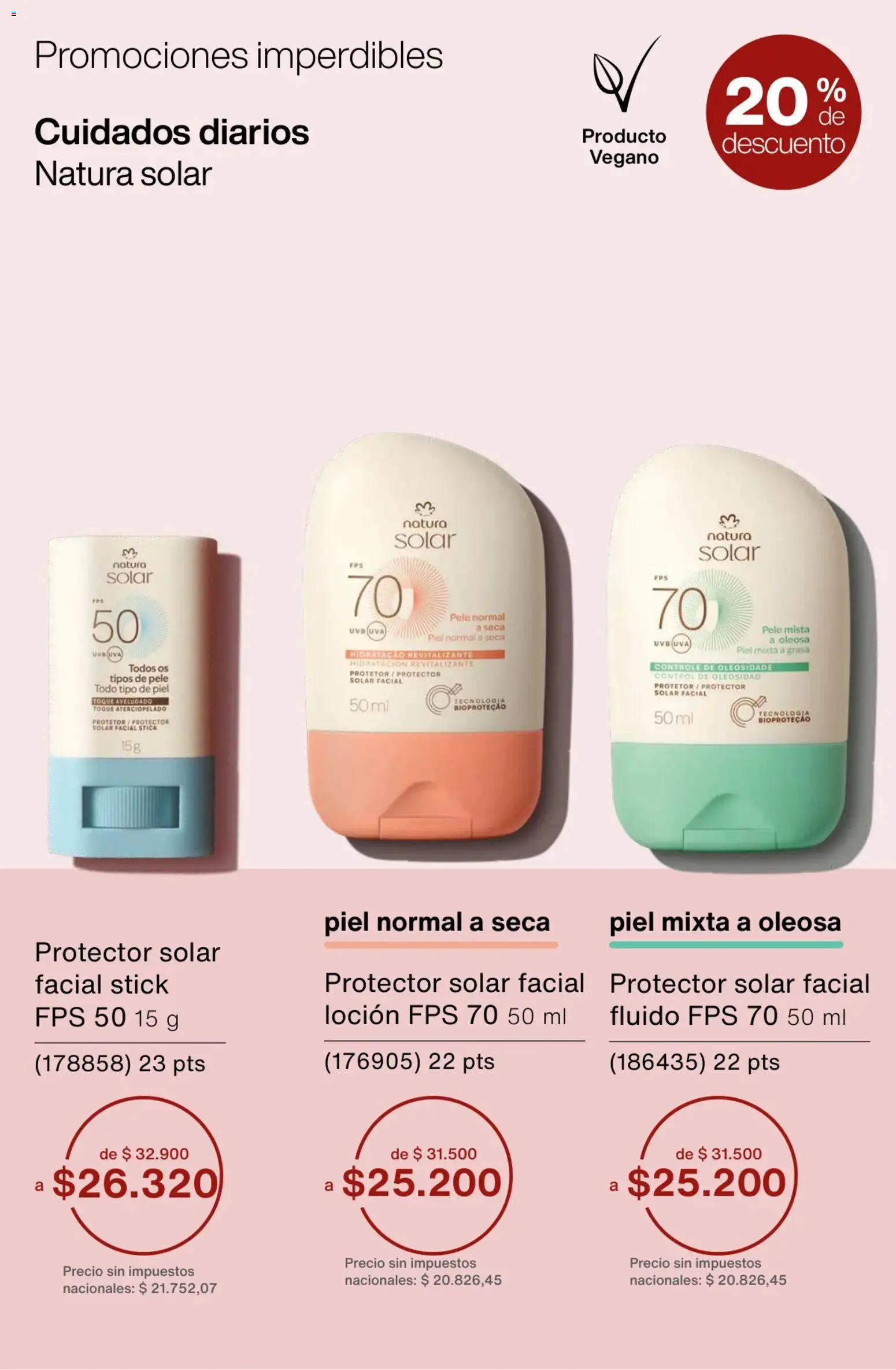 Catálogo Natura Ciclo 1/2026 │ válido desde el 06.01.2026 | Página: 56 | Productos: Protector solar, Loción, Uva