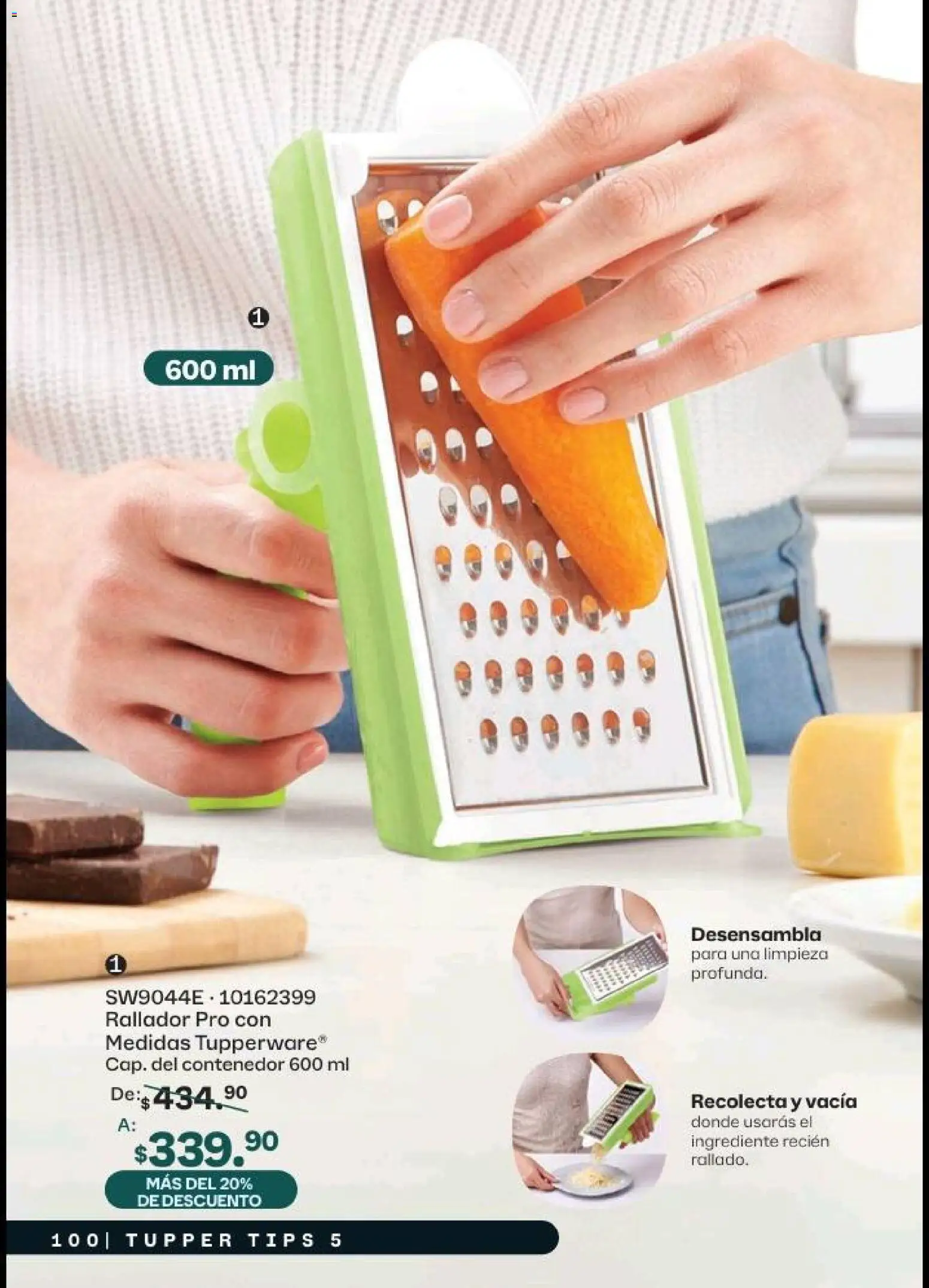 Nuevas ofertas de Tupperware válidas en toda la República Mexicana desde el 20.04.2026. ¡Encuentra las mejores ofertas en Tupperware catálogo! | Página: 100 | Productos: Tupper, Contenedor