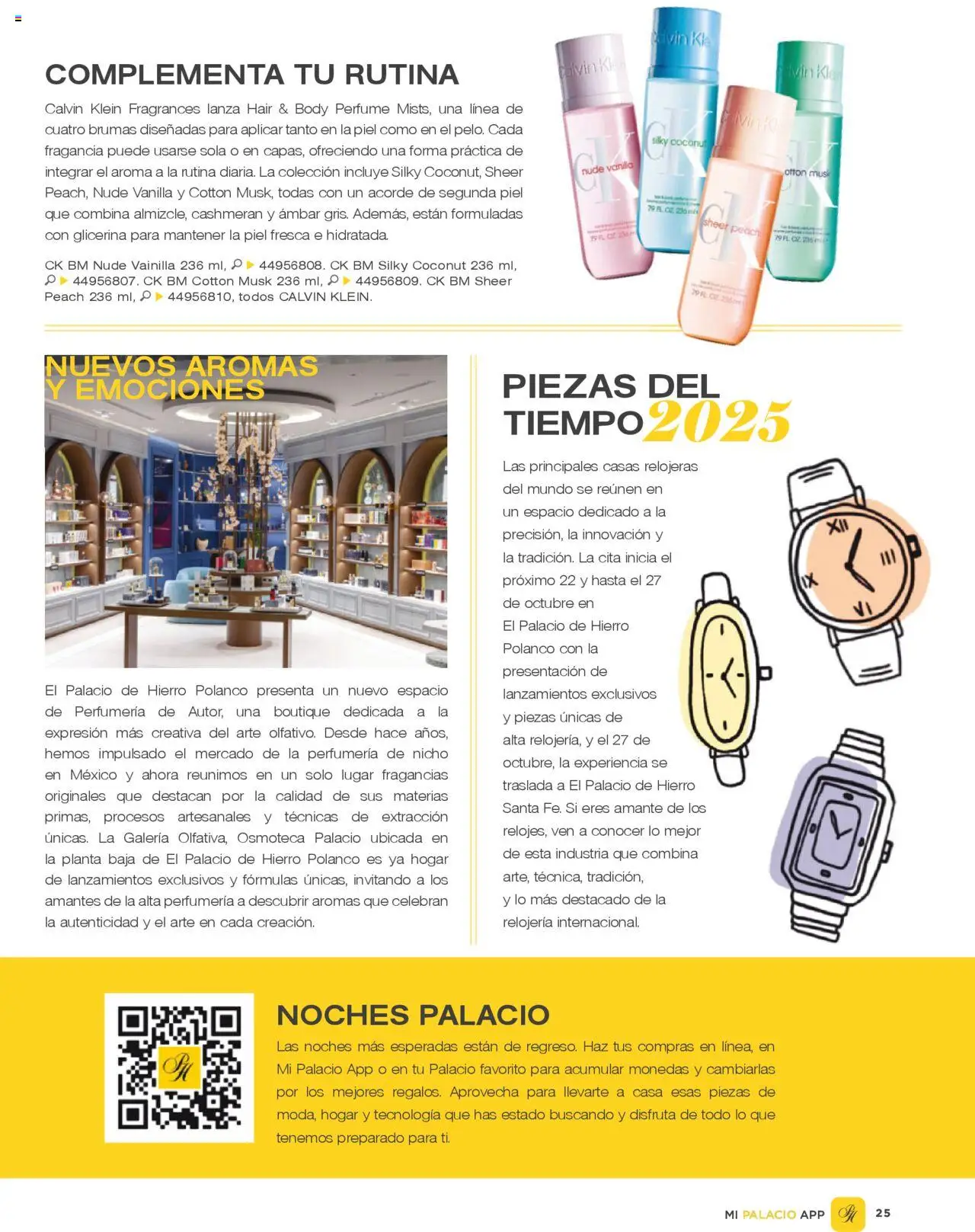 Nuevas ofertas de Palacio De Hierro válidas en toda la República Mexicana desde el 01.10.2025. ¡Encuentra las mejores ofertas en Palacio De Hierro - Catálogo! | Página: 27 | Productos: Planta, Body, Perfume, Fragancia