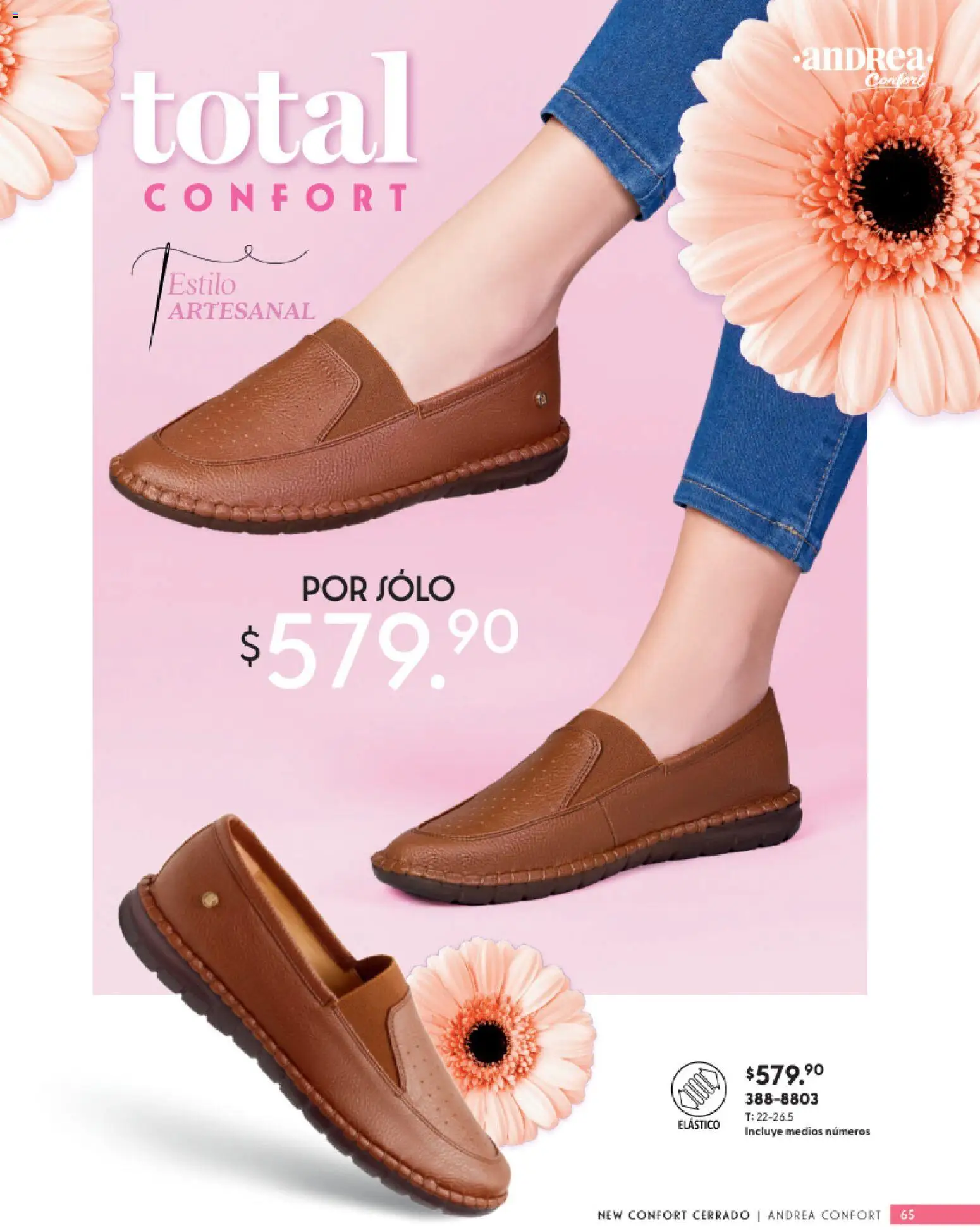 Nuevas ofertas de Andrea válidas en toda la República Mexicana desde el 25.01.2026. ¡Encuentra las mejores ofertas en Andrea catálogo Calzado Confort ! | Página: 65
