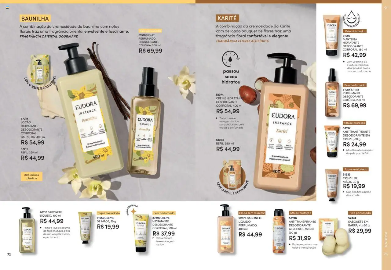 Eudora Folheto - válido de 06.08.2025 | Página: 37 | Produtos: Fragrância, Desodorante, Flores, Sabonete