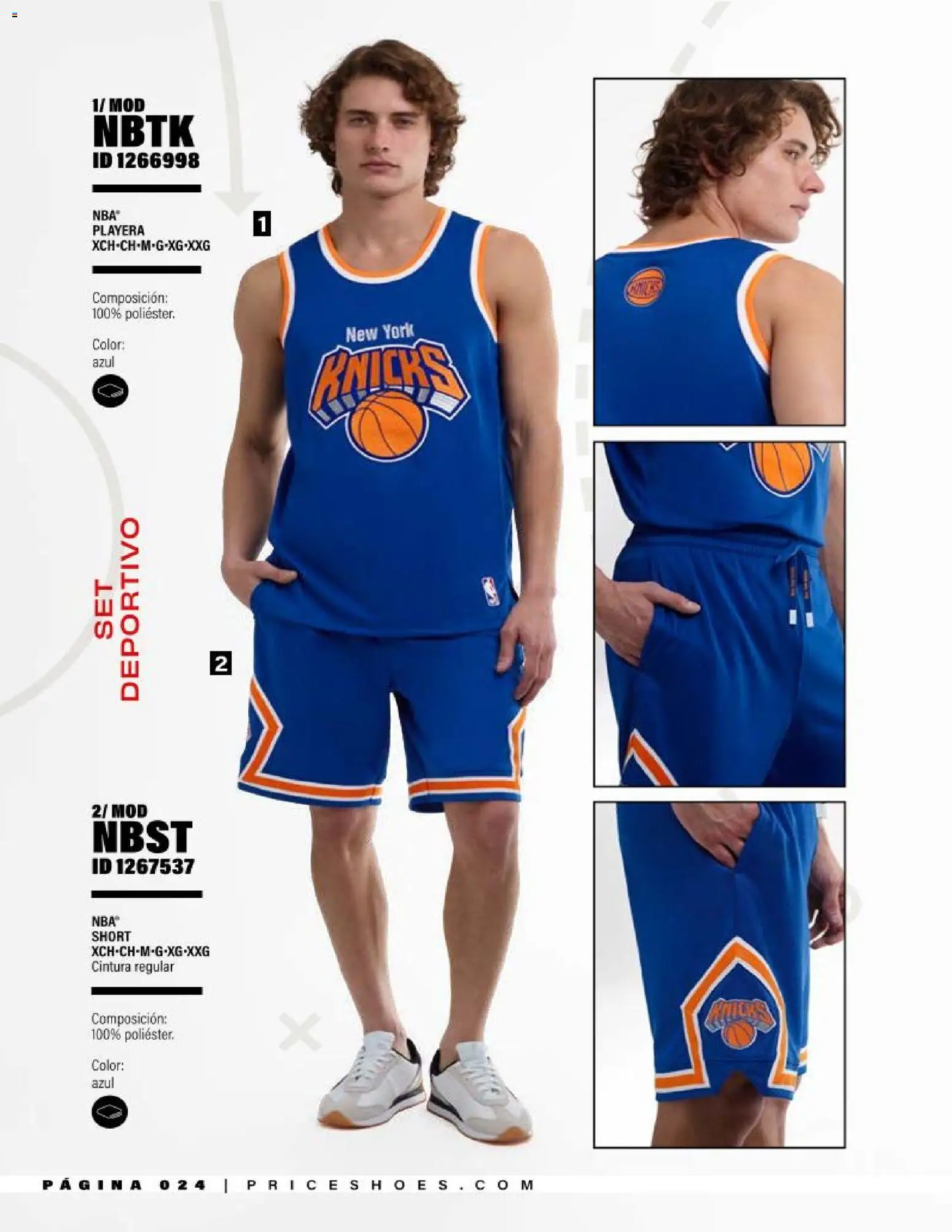 Nuevas ofertas de Price Shoes válidas en toda la República Mexicana desde el 20.03.2026. ¡Encuentra las mejores ofertas en Price Shoes catálogo NBA ! | Página: 24 | Productos: Playera, Short