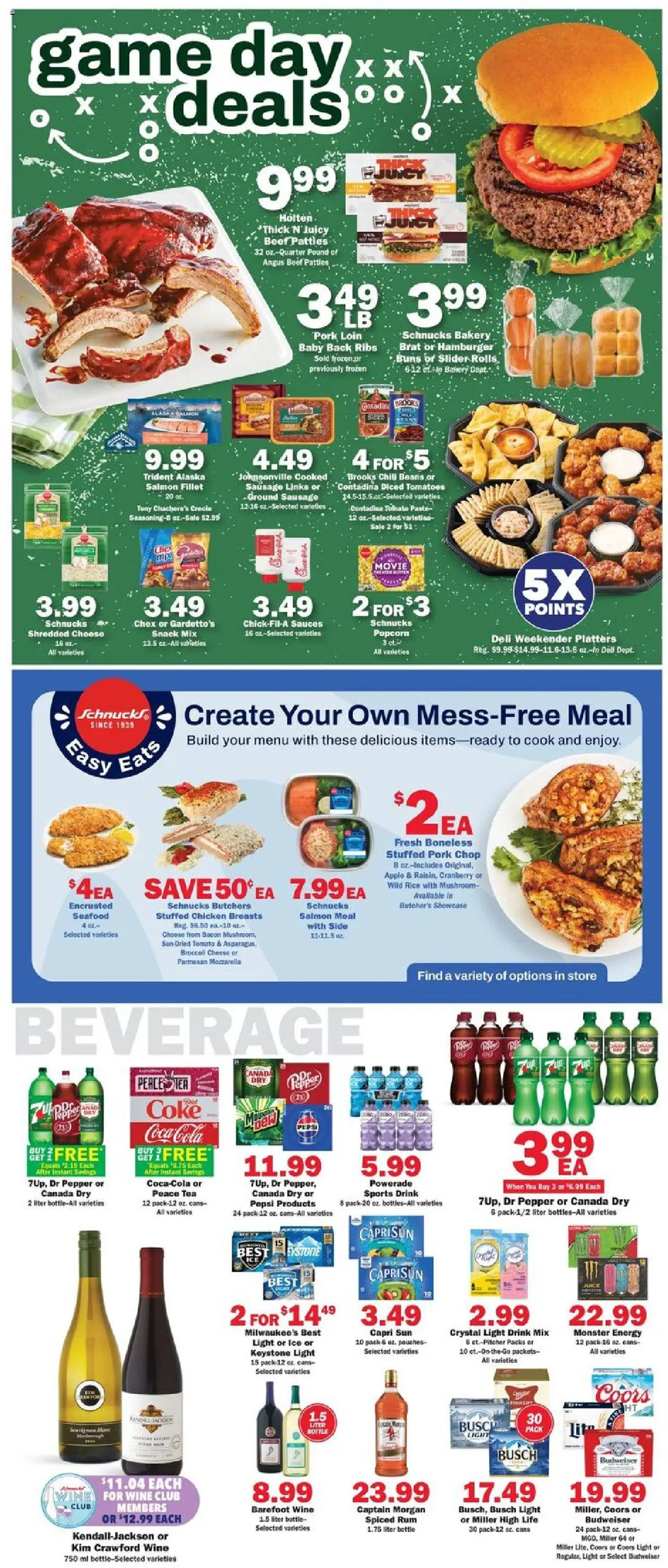 Schnucks Weekly Print Ad - IL - valid from 15.10.2025 | Page: 3 | Products: Broccoli, Tomatoes, Tea, Sausage