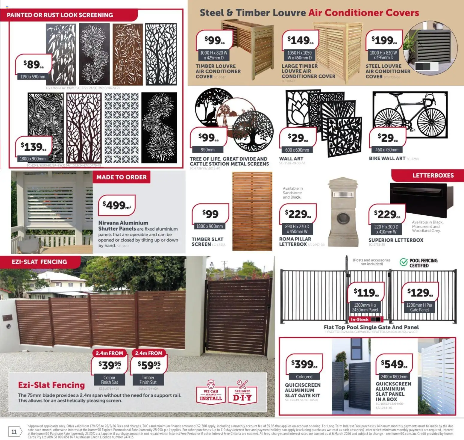 Stratco catalogue - valid from 17.04.2026 | Page: 11 | Products: Box, Gate, Conditioner, Date