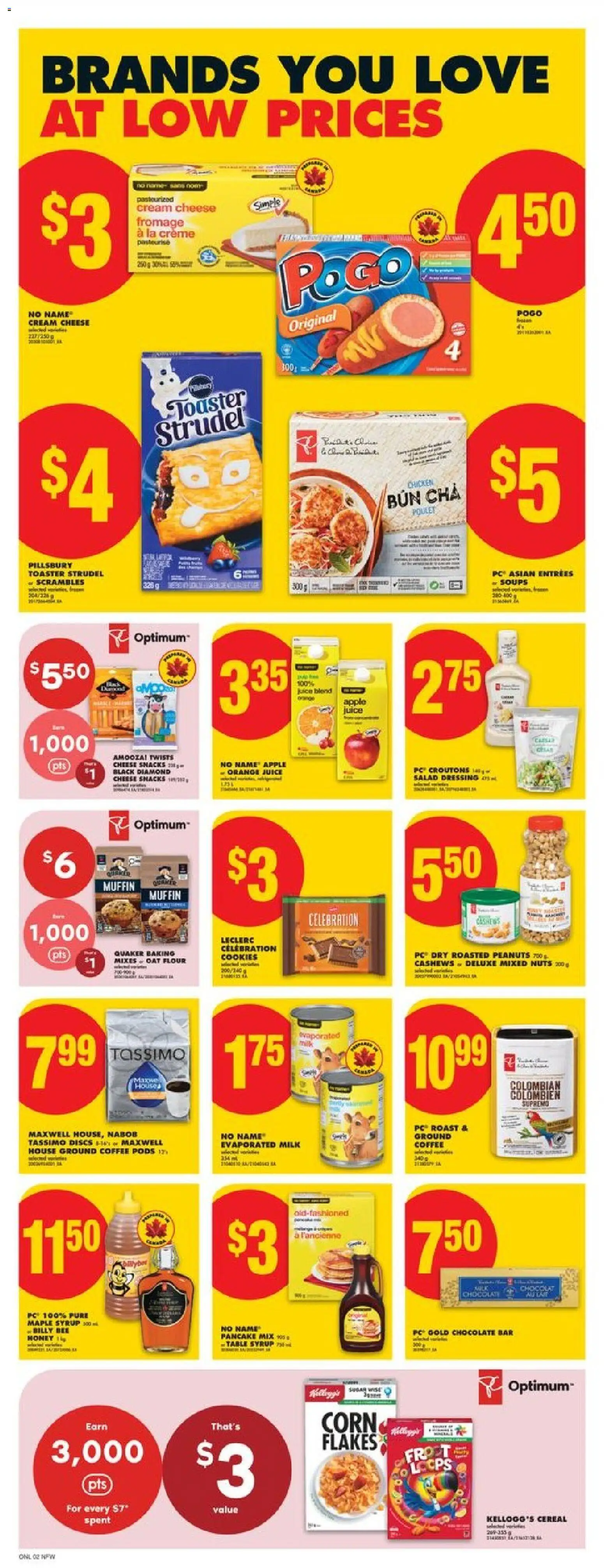 No Frills flyer valid from 26.02.2026 | Page: 8 | Products: PC, Toaster, Juice, Chicken
