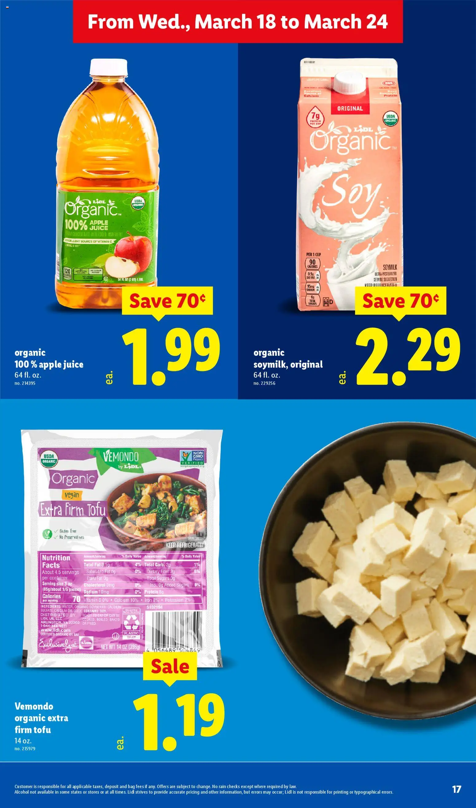 Lidl Weekly Ad - valid from 18.03.2026 | Page: 17 | Products: Vitamin, Juice, Bag, Iron