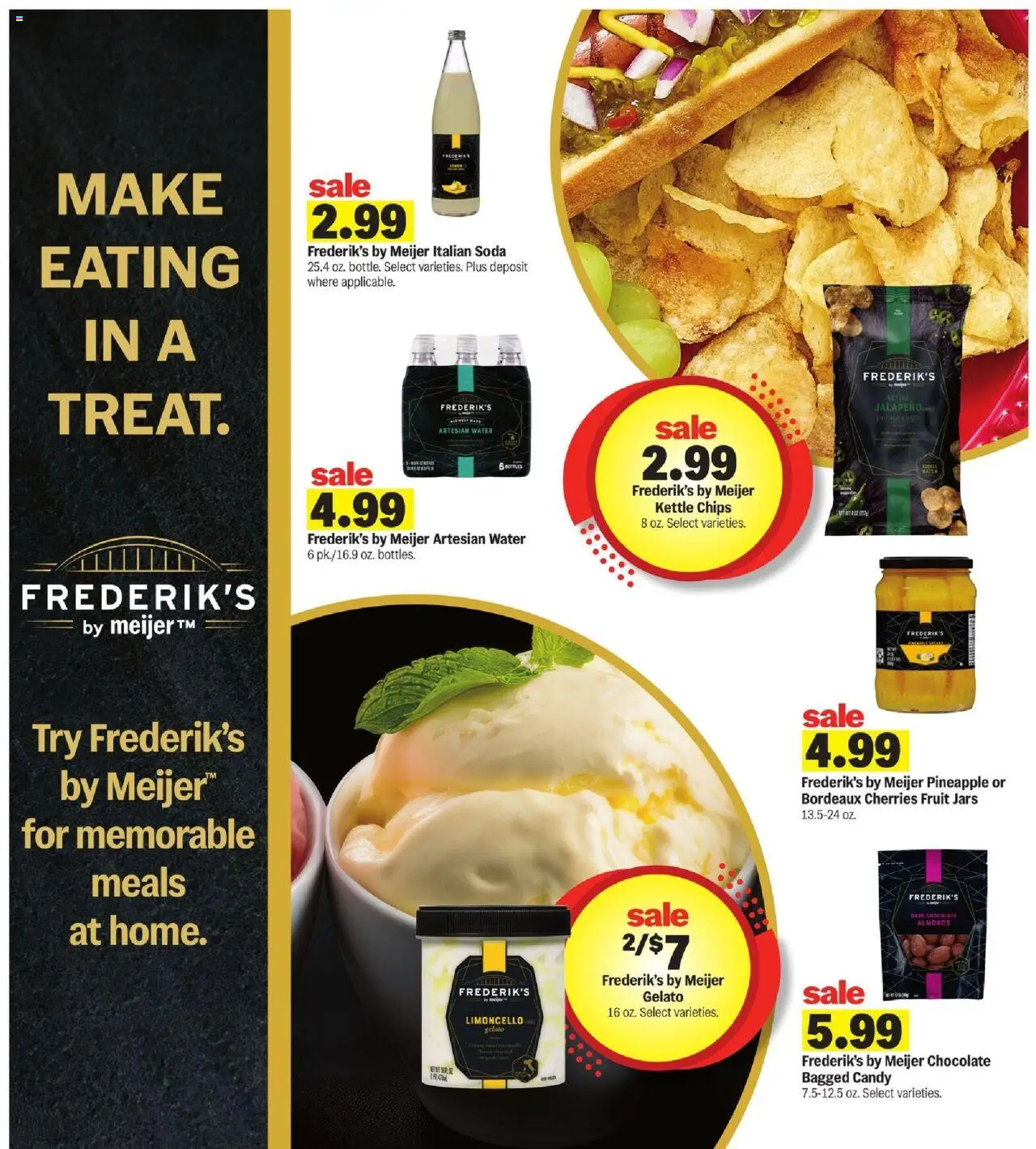 Meijer Weekly Ad - valid from 17.08.2025 | Page: 33 | Products: Cherries, Chocolate, Pineapple, Water
