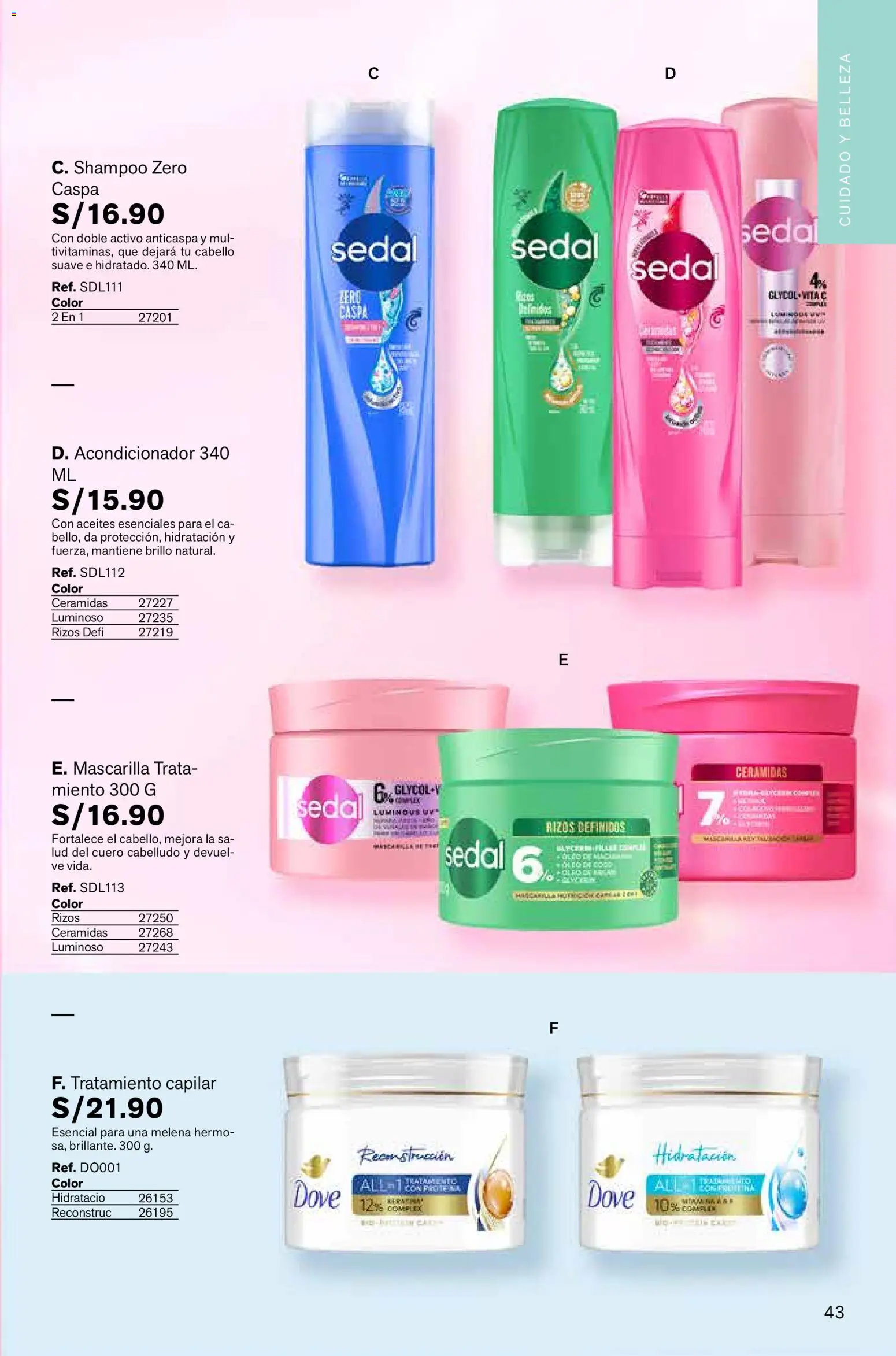 Catálogo Leonisa válido desde 06.03.2026 | Página: 43 | Productos: Shampoo, Acondicionador