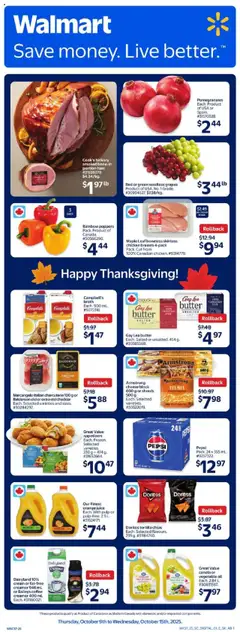 Preview of Walmart flyer - AB from shop Walmart valid from 09.10.2025