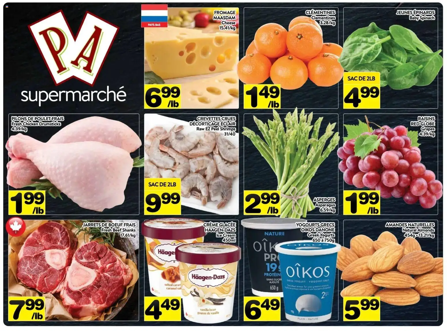 Pa Supermarché flyer valid from 02.03.2026 | Page: 1 | Products: Beef, Cream, Cheese, Yogurt