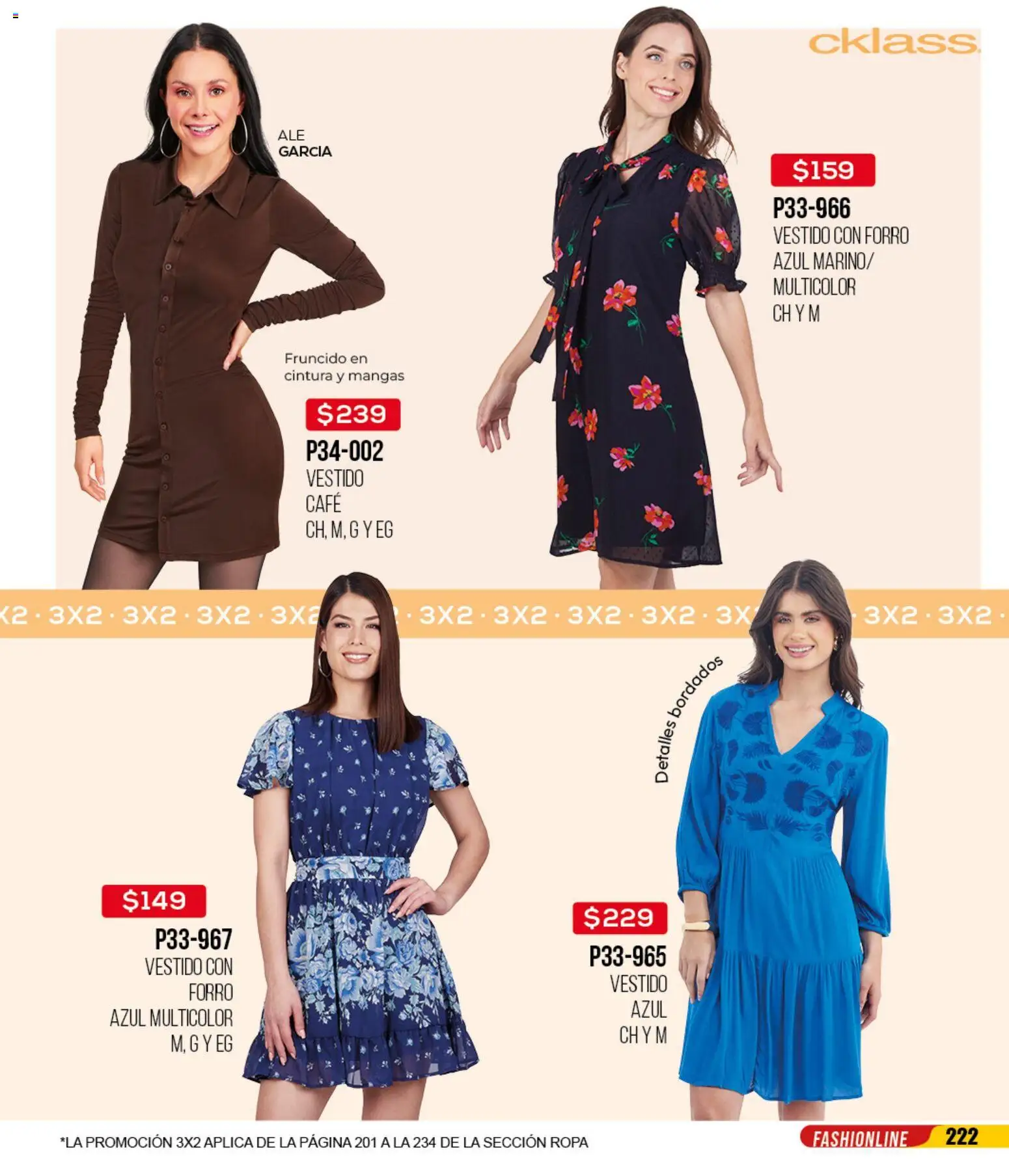 Nuevas ofertas de Cklass válidas en toda la República Mexicana desde el 15.12.2025. ¡Encuentra las mejores ofertas en Cklass catálogo Rebajas fin de año ropa! | Página: 223 | Productos: Café, Ropa, Vestido