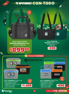 Vista previa de Soriana En México apoyamos con todo Súper, nuevo folleto de la tienda, válido en México a partir del 15.04.2026 | Página: 11 | Productos: Bolso, Hielera, Té, Vasos