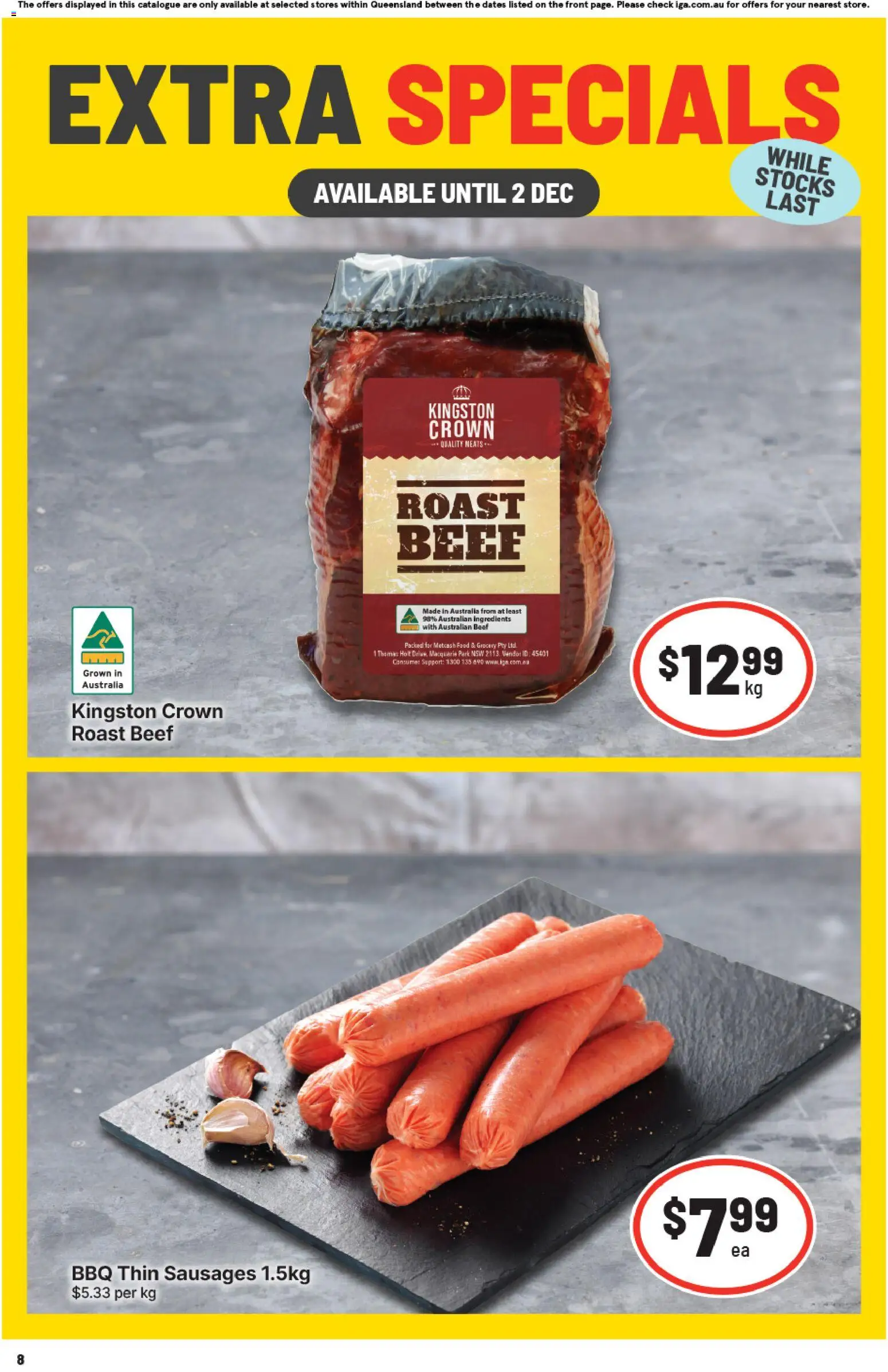 IGA catalogue - valid from 12.11.2025 | Page: 11 | Products: Beef