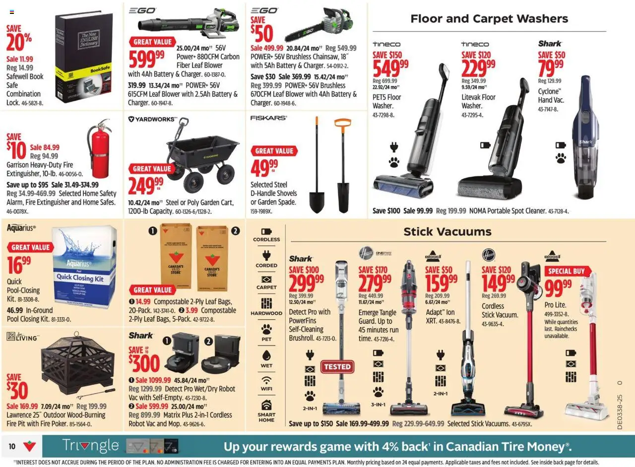 Canadian Tire flyer valid from 12.09.2025 | Page: 16 | Products: Game, Robot, Battery, Carpet