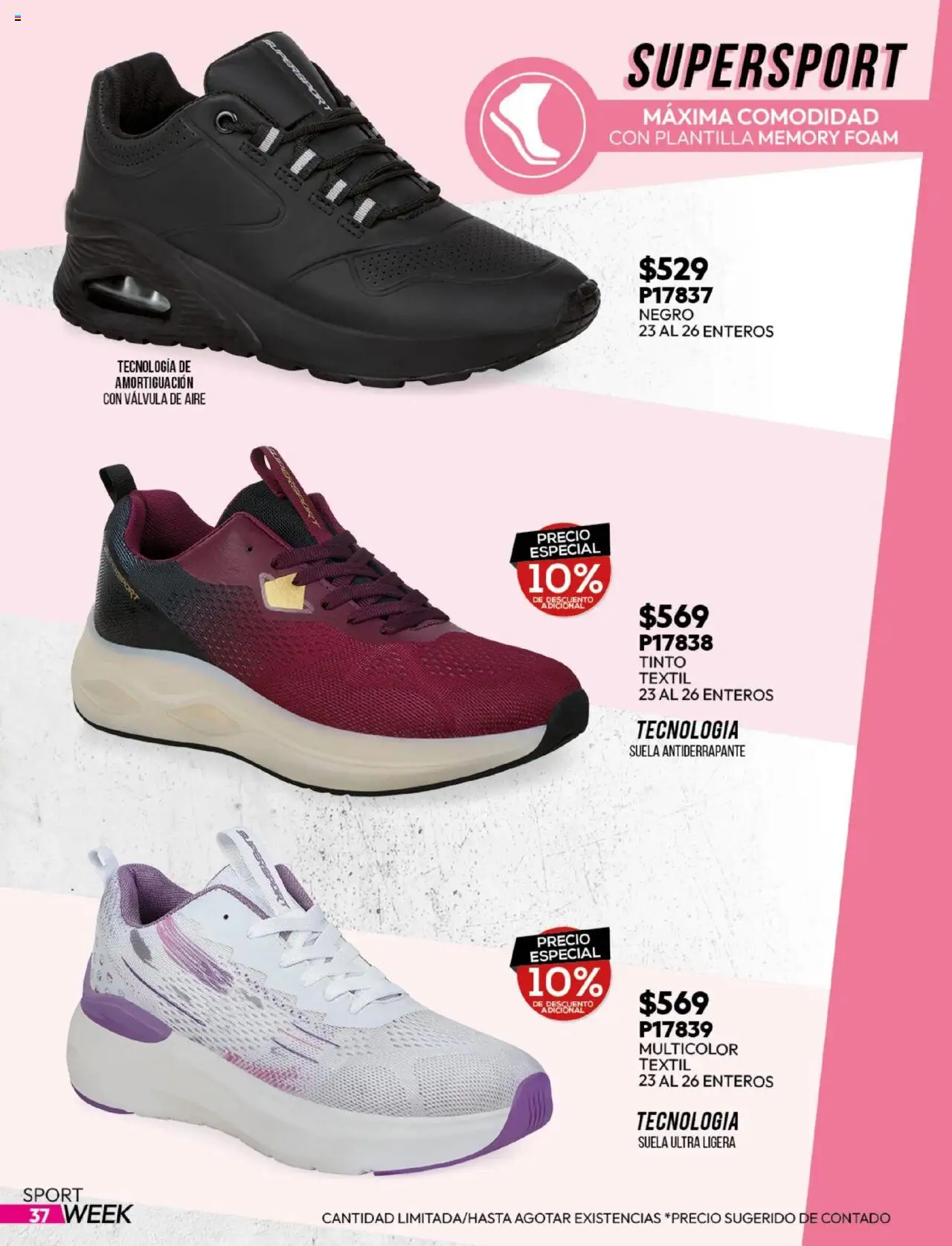 Nuevas ofertas de Cklass válidas en toda la República Mexicana desde el 25.08.2025. ¡Encuentra las mejores ofertas en Cklass - Catálogo Sportweek! | Página: 38 | Productos: Válvula