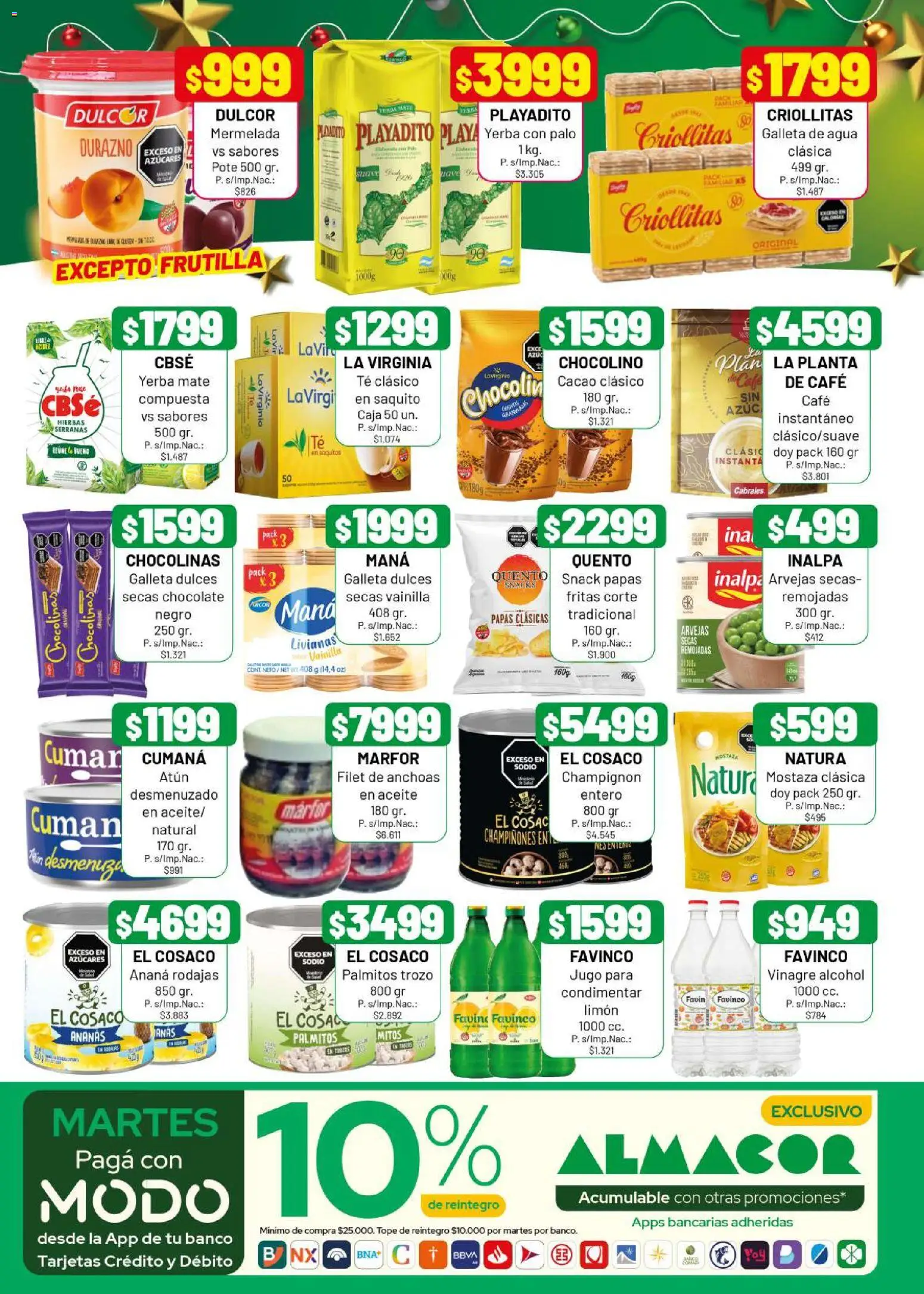 Almacor catálogo │ válido desde el 26.12.2025 | Página: 6 | Productos: Aceite, Arvejas, Limón, Planta