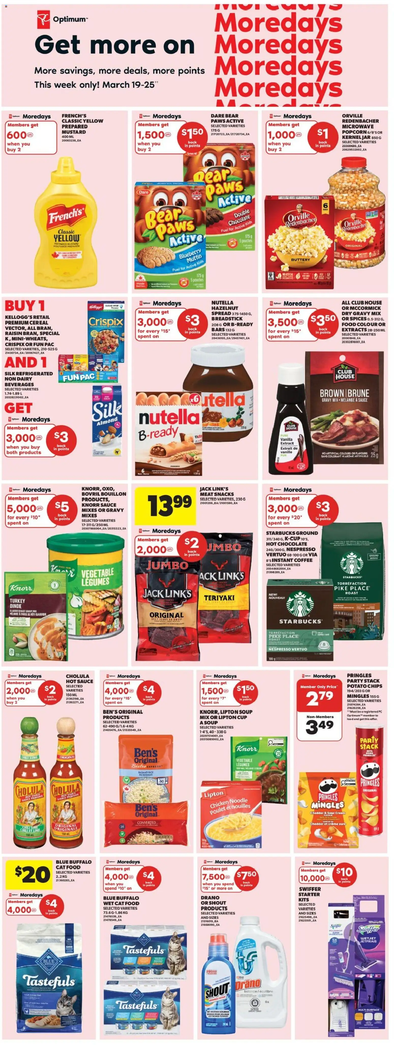 Real Canadian Superstore flyer valid from 19.03.2026 | Page: 10 | Products: Sour cream, Chips, Cream, Coffee