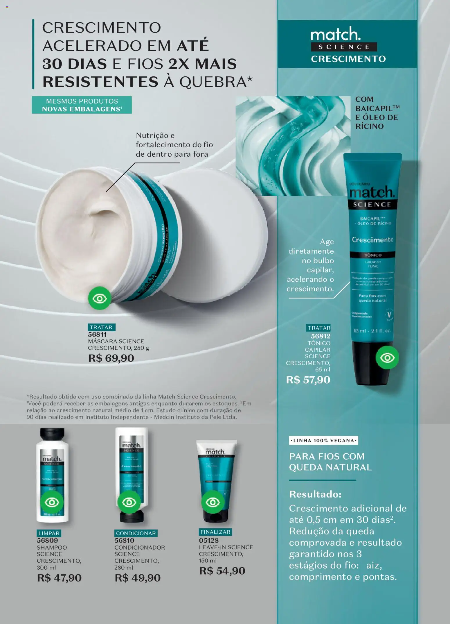 O Boticário Folheto - válido de 19.01.2026 | Página: 168 | Produtos: Shampoo, Tônico, Condicionador, Óleo