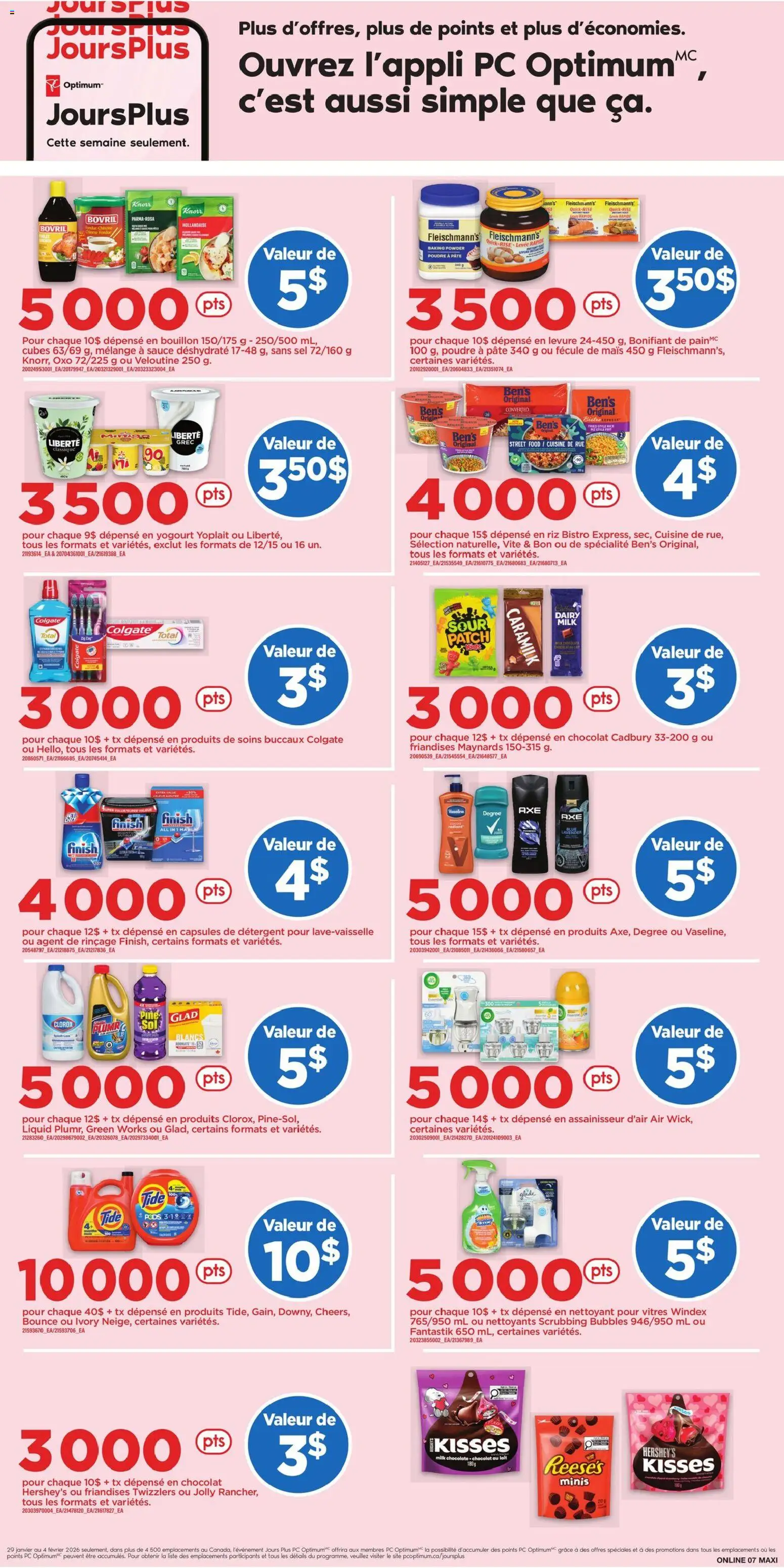 Maxi flyer valid from 29.01.2026 | Page: 12 | Products: PC, Detergent, Milk, Chocolate