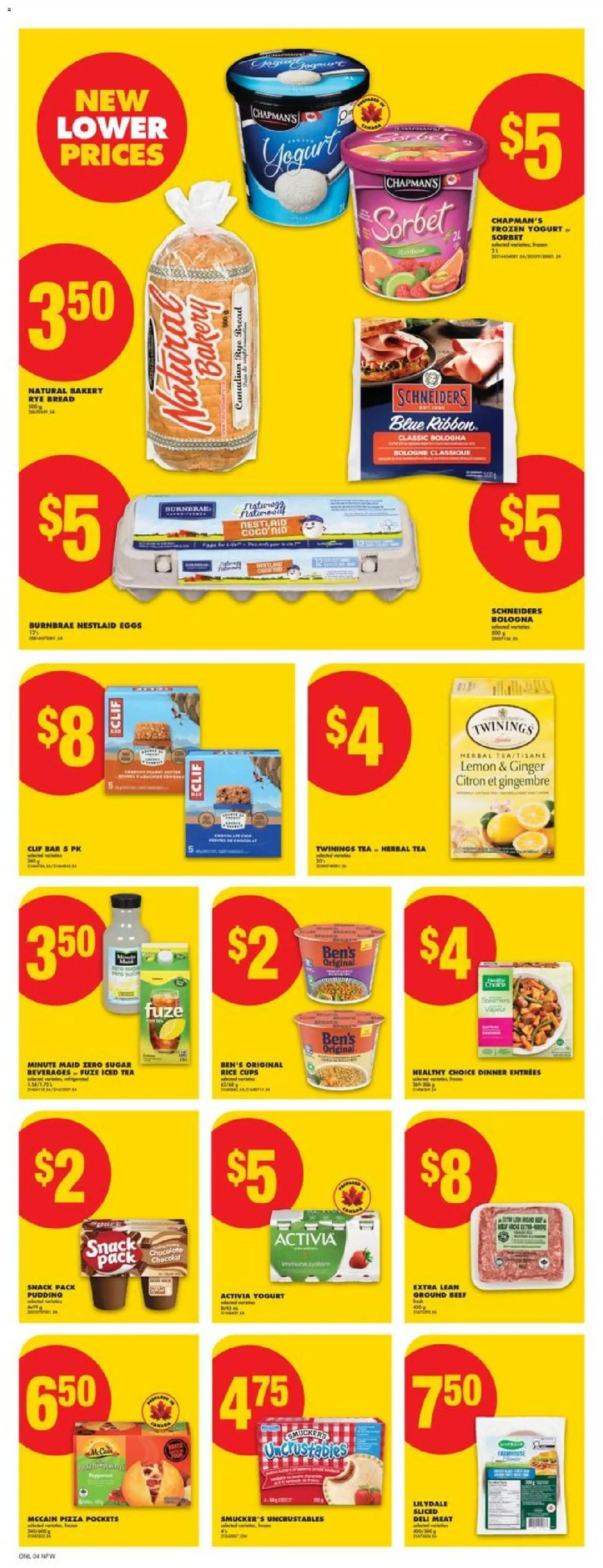 No Frills flyer valid from 26.02.2026 | Page: 10 | Products: Rice, Yogurt, Bread, Pizza