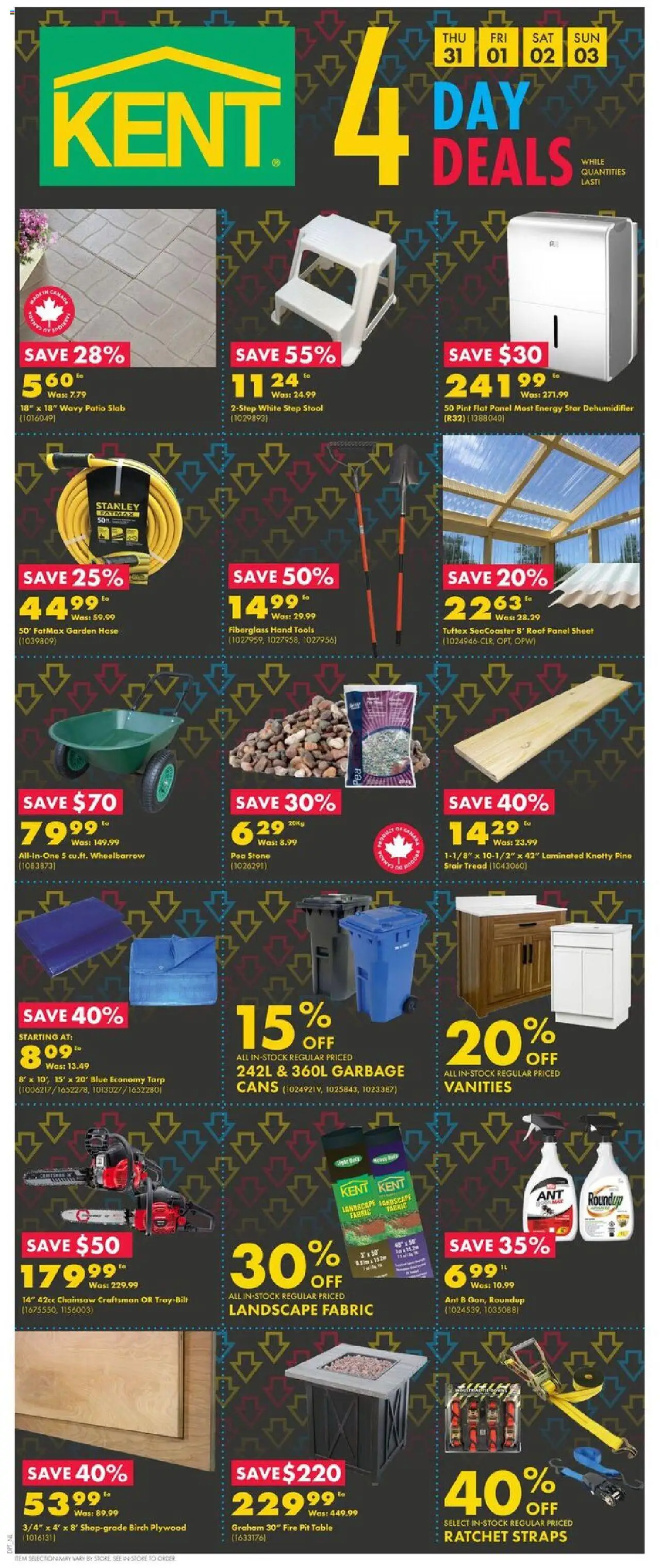 Kent flyer valid from 31.07.2025 | Page: 1 | Products: Table