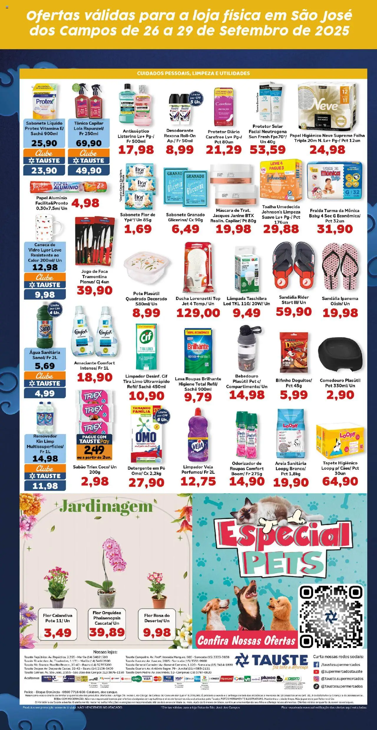 Tauste Folheto - válido de 26.09.2025 | Página: 5 | Produtos: Sabão, Detergente, Tapete, Roupas