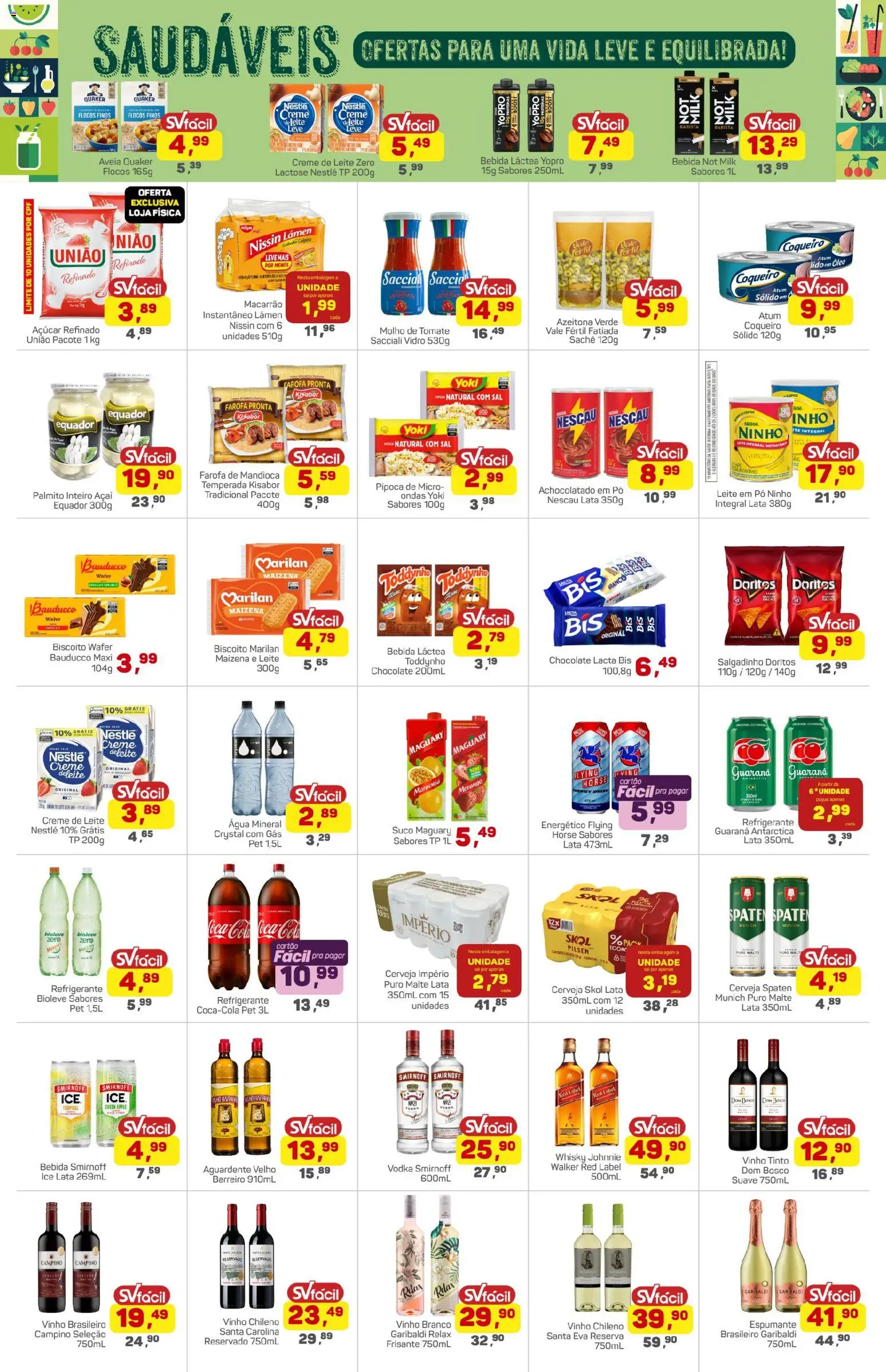 Supermercados São Vicente Folheto - válido de 05.12.2025 | Página: 3 | Produtos: Palmito, Espumante, Açúcar, Refrigerante