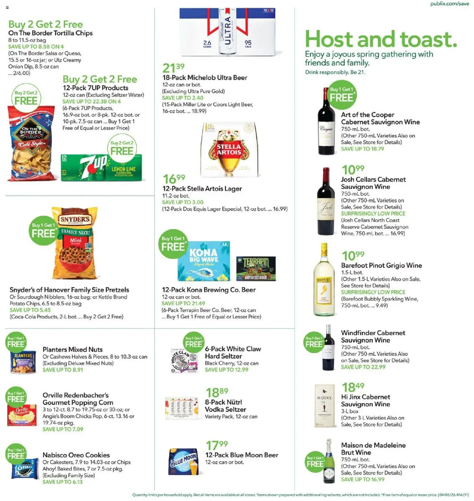 Publix - Leaflet - valid from 06.04.2026 | Page: 11 | Products: Box, Water, Onion, Bag