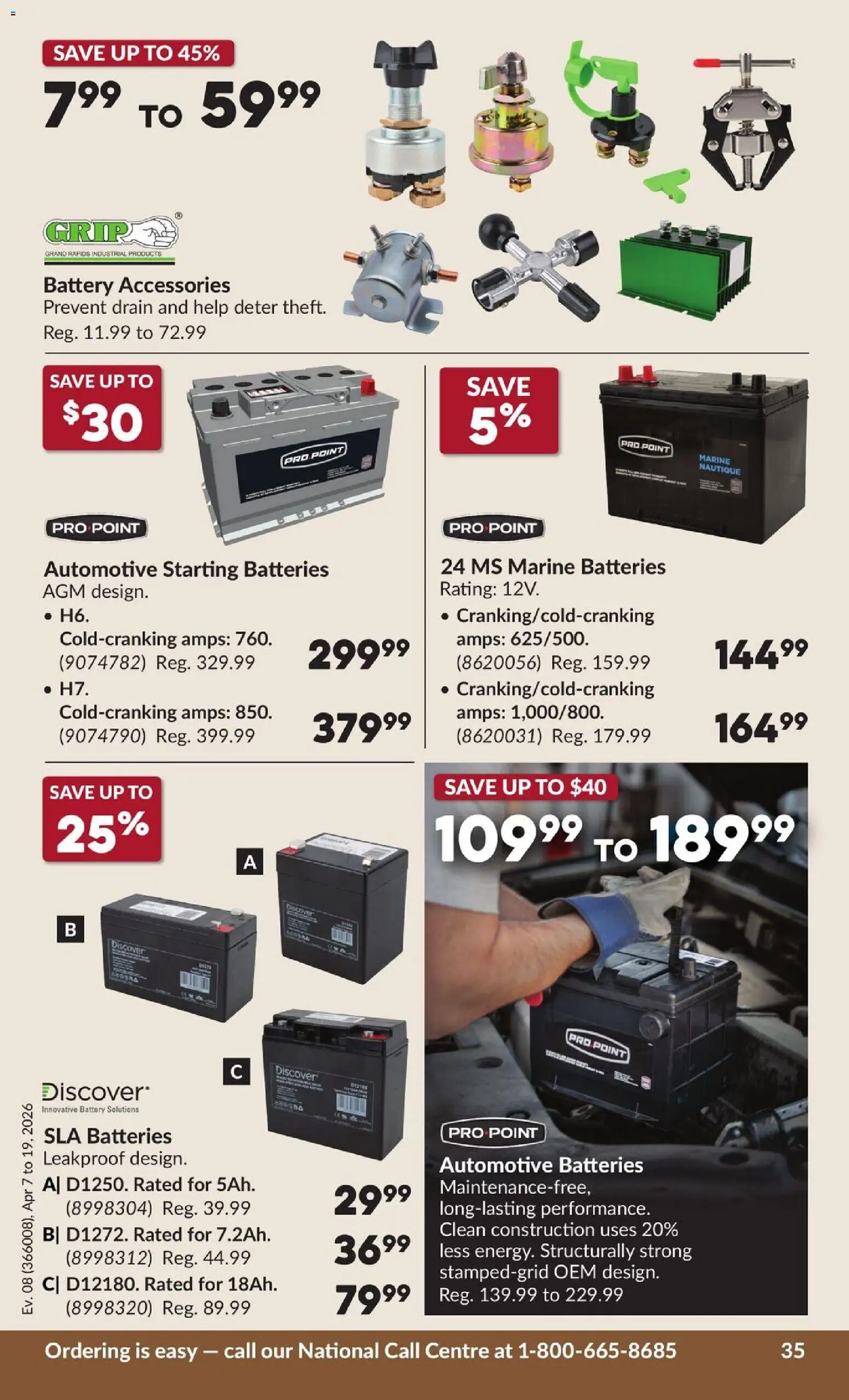 Princess Auto flyer valid from 07.04.2026 | Page: 41 | Products: Battery