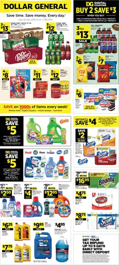 Preview of Dollar General weekly ads valid from 18.01.2026