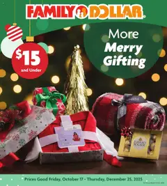 Preview of Family Dollar weekly ads valid from 17.10.2025