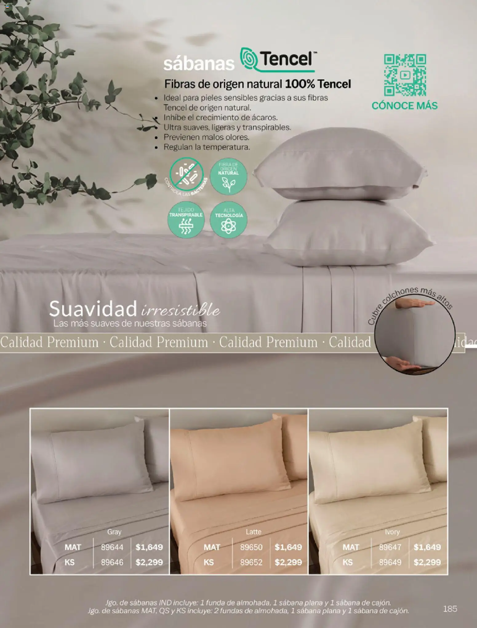 Nuevas ofertas de Vianney válidas en toda la República Mexicana desde el 06.03.2026. ¡Encuentra las mejores ofertas en Vianney catálogo Tu hogar, nuestra pasión! | Página: 187 | Productos: Funda, Sabanas