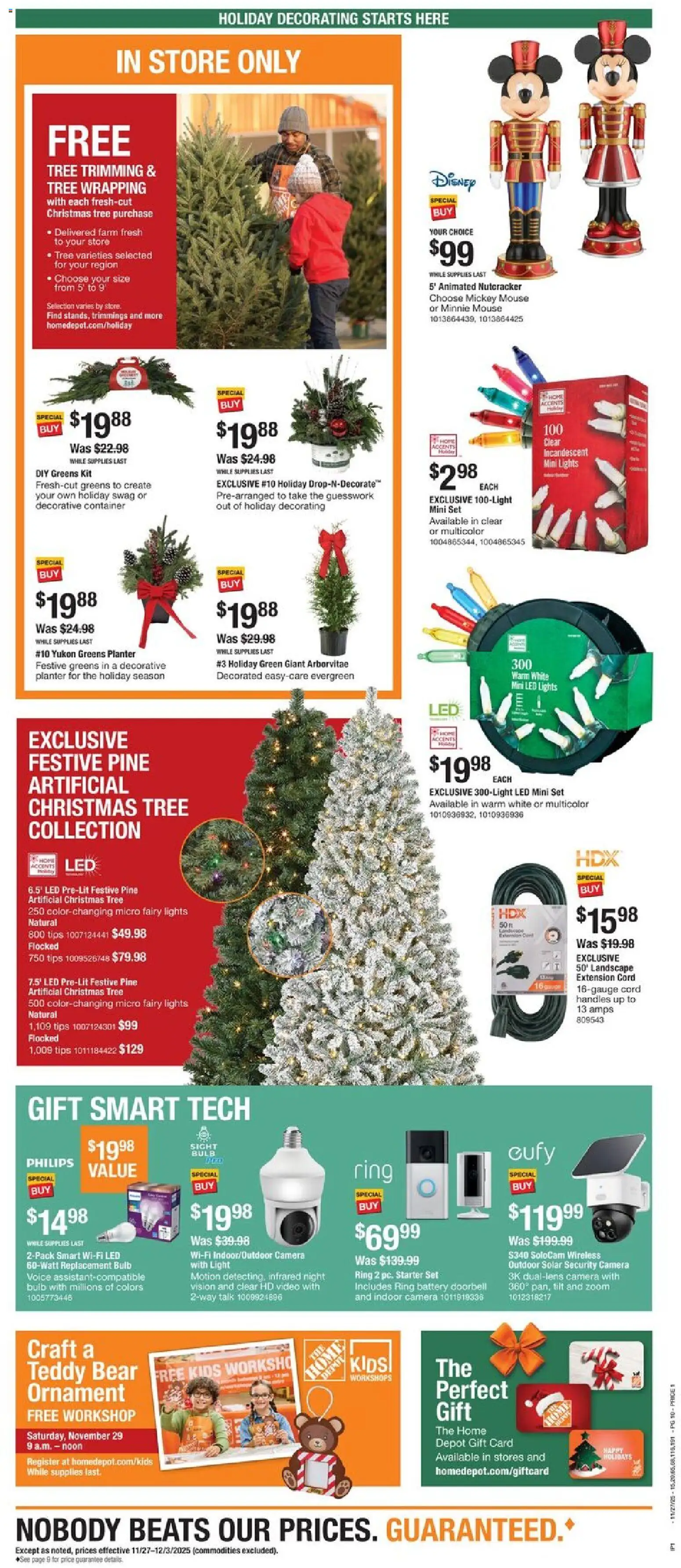 Home Depot Local Ad - NY - valid from 27.11.2025 | Page: 10 | Products: Ring, Greens, Video, Mouse