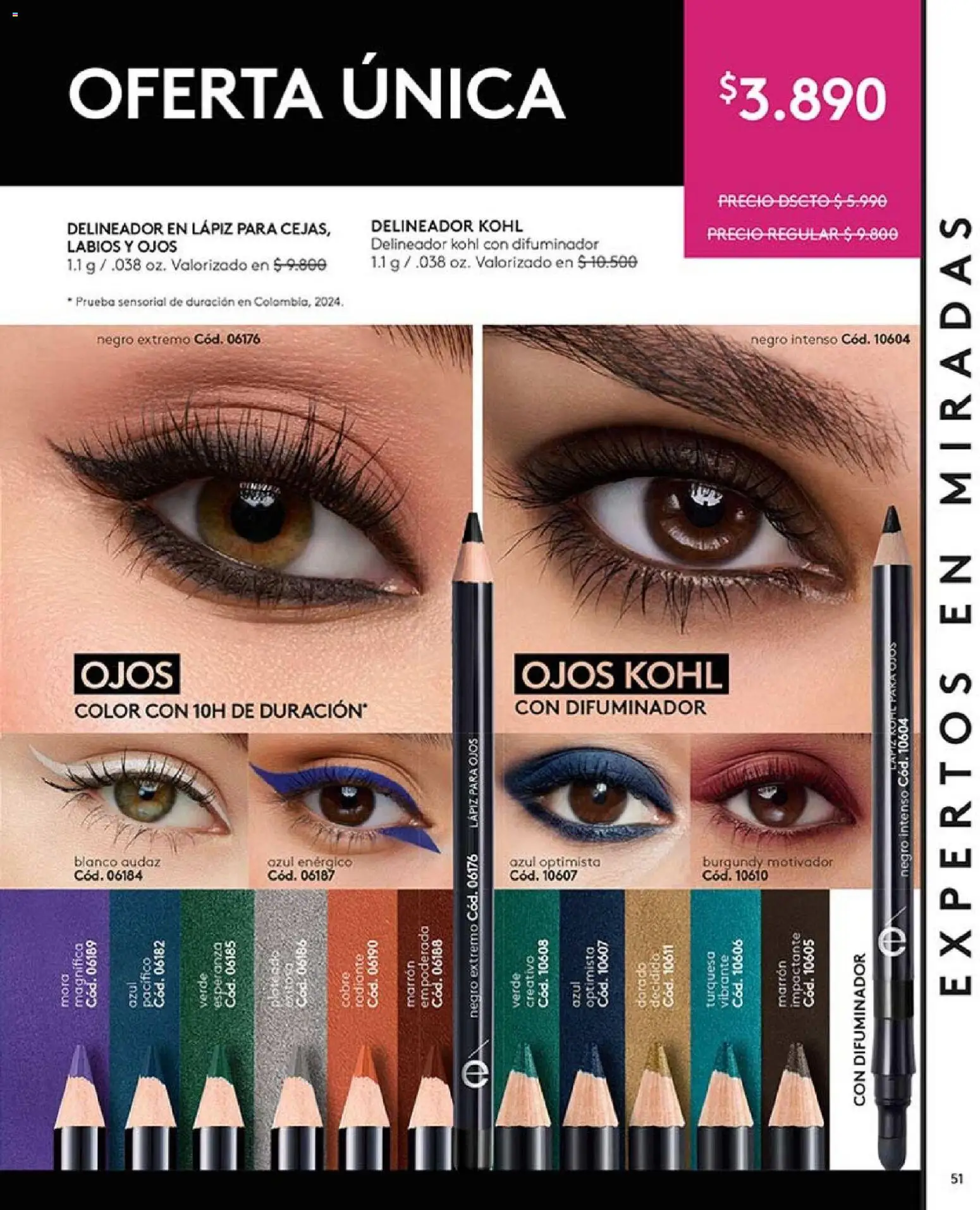 Catálogo Ésika Campaña 1 │ válido desde el 01.01.2026 | Página: 51 | Productos: Delineador