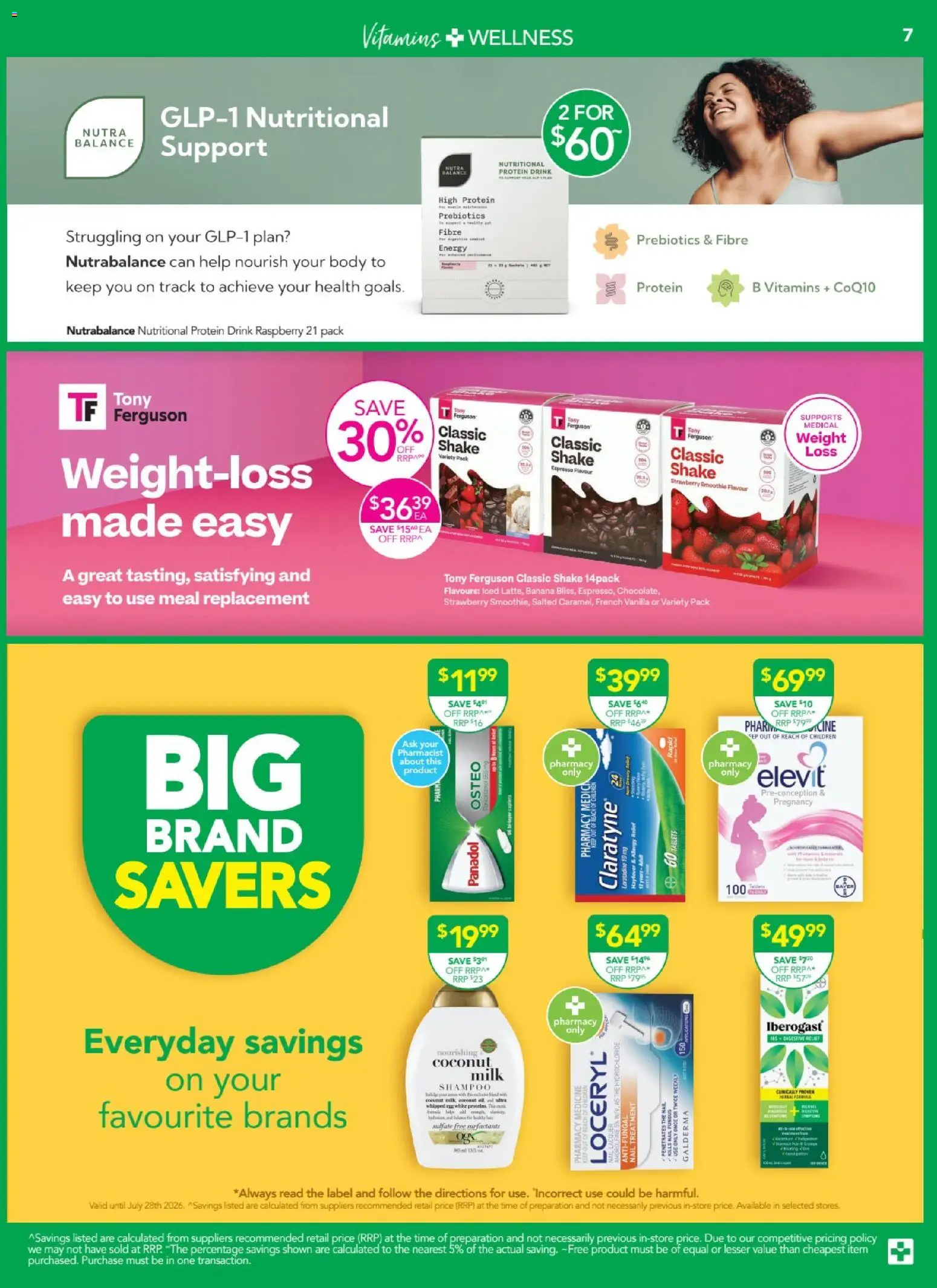 Terry White catalogue - valid from 26.03.2026 | Page: 7 | Products: Milk, Shampoo, Nail treatment, Weight