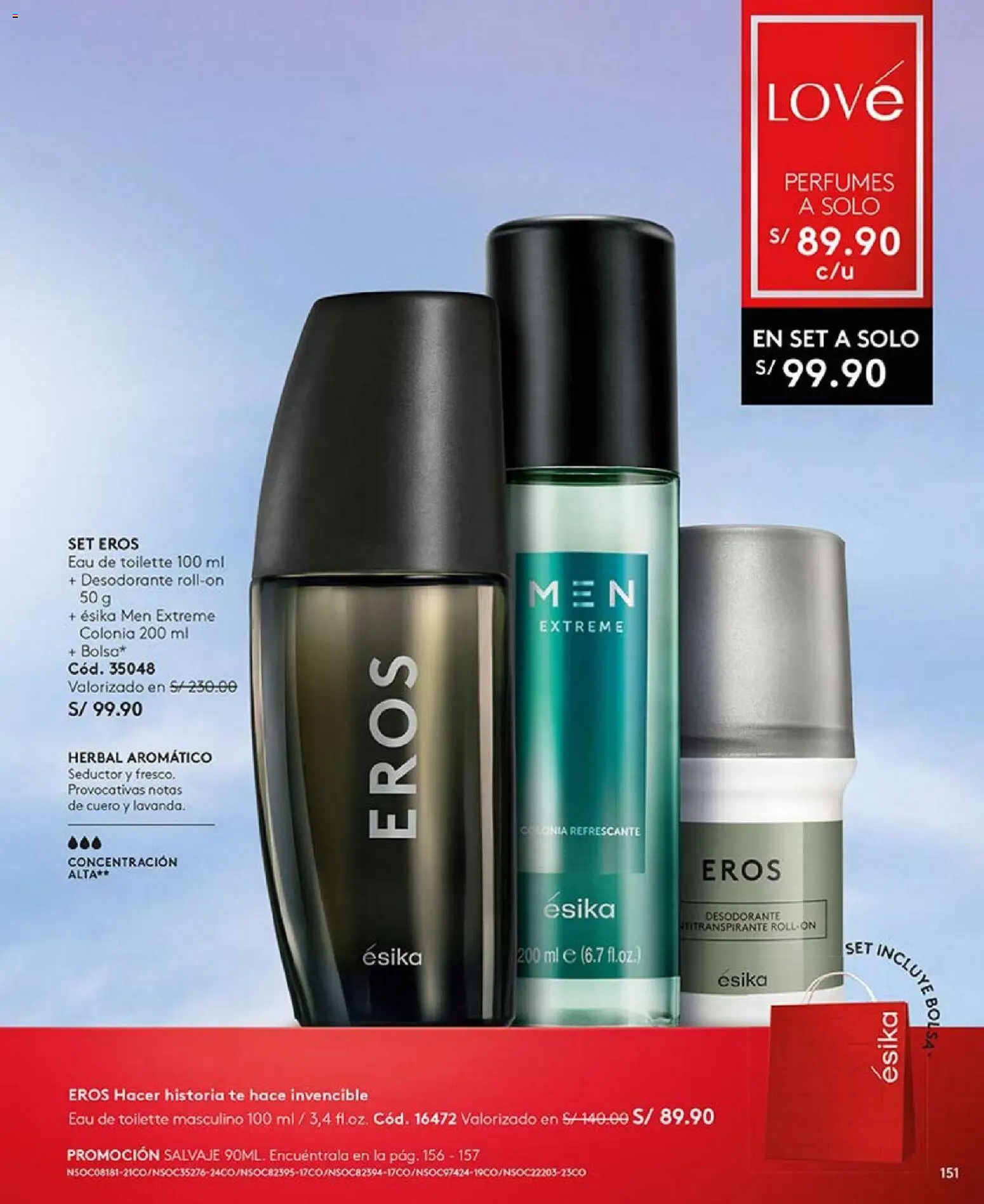 Catálogo Ésika válido desde 17.01.2026 | Página: 151 | Productos: Desodorante, Té, EAU de Toilette