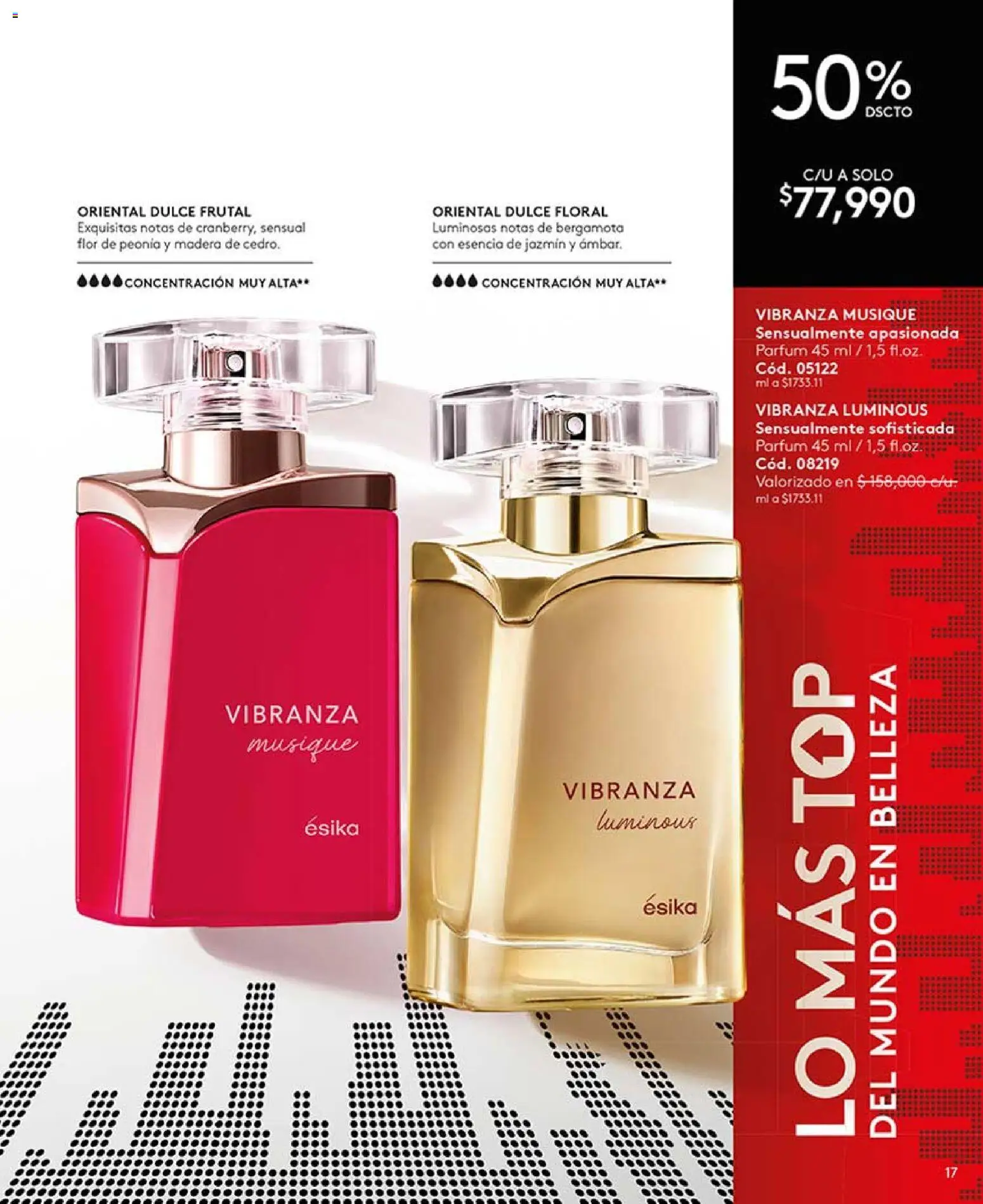 Ésika revista - valida desde el 13.03.2026 | Página: 17 | Productos: Top