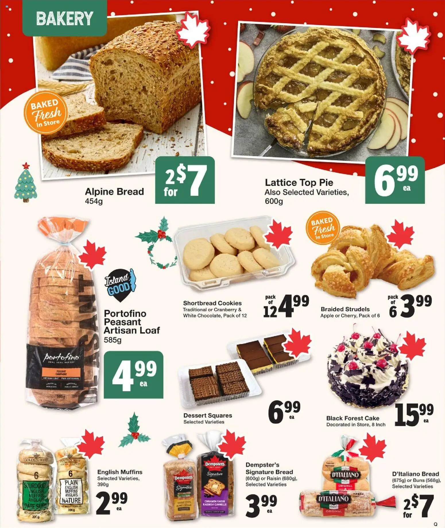 Quality Foods flyer valid from 18.12.2025 | Page: 8 | Products: Cookies, Bakery, Bread