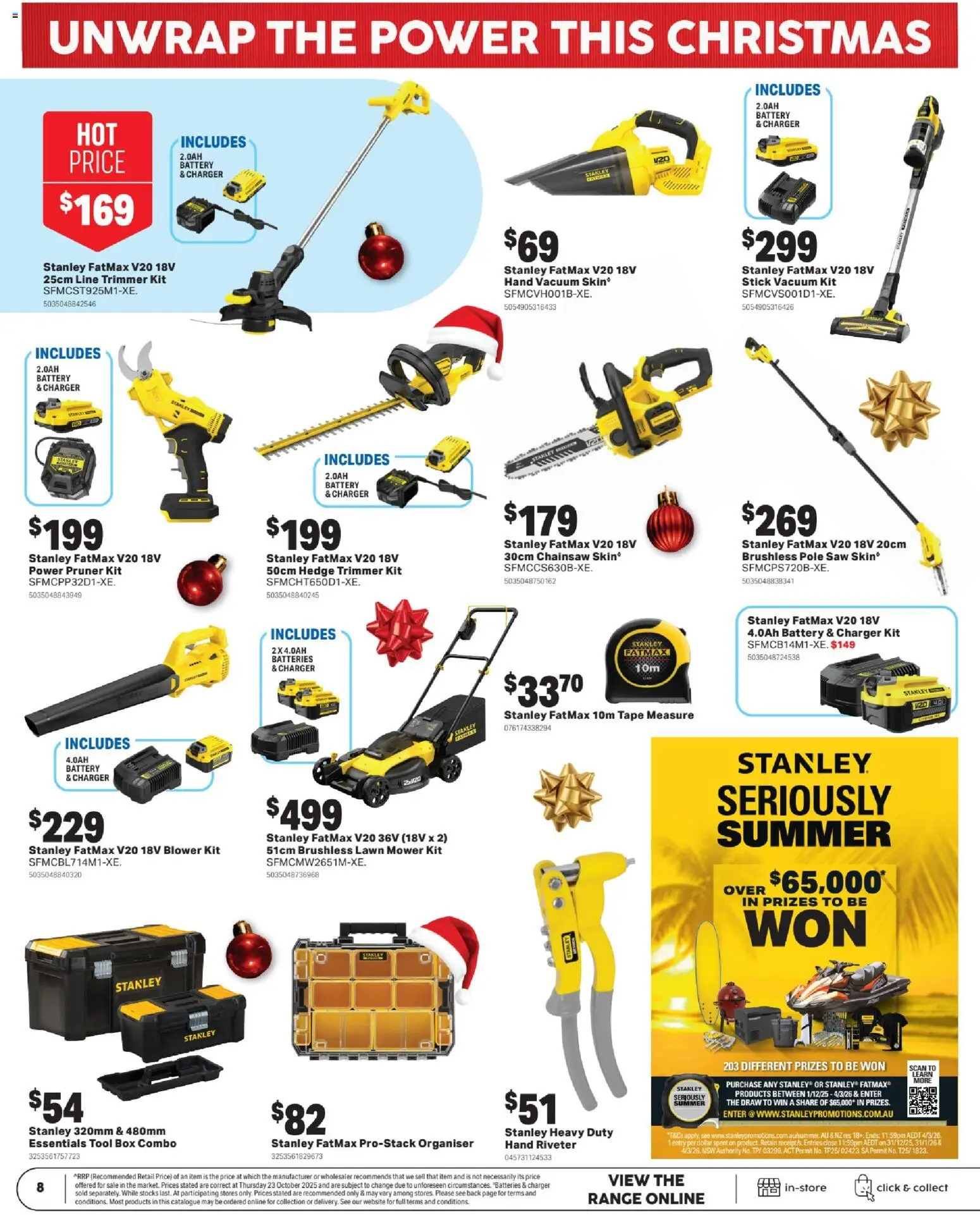 Mitre 10 catalogue - valid from 03.12.2025 | Page: 8 | Products: Battery, Charger, Lawn mower, Mower