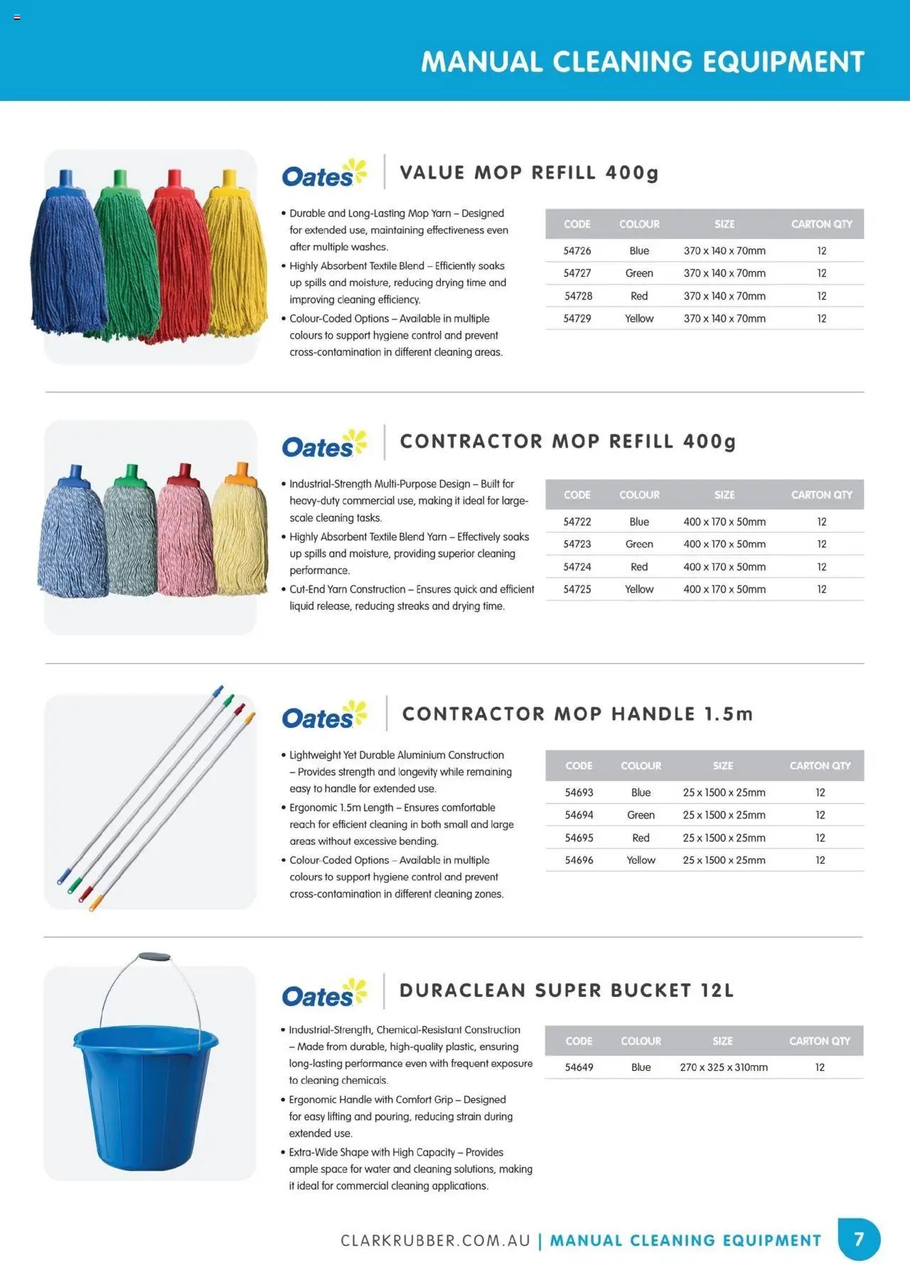 Clark Rubber catalogue - valid from 05.05.2025 | Page: 7 | Products: Bucket, Mop, Multipurpose, Scale